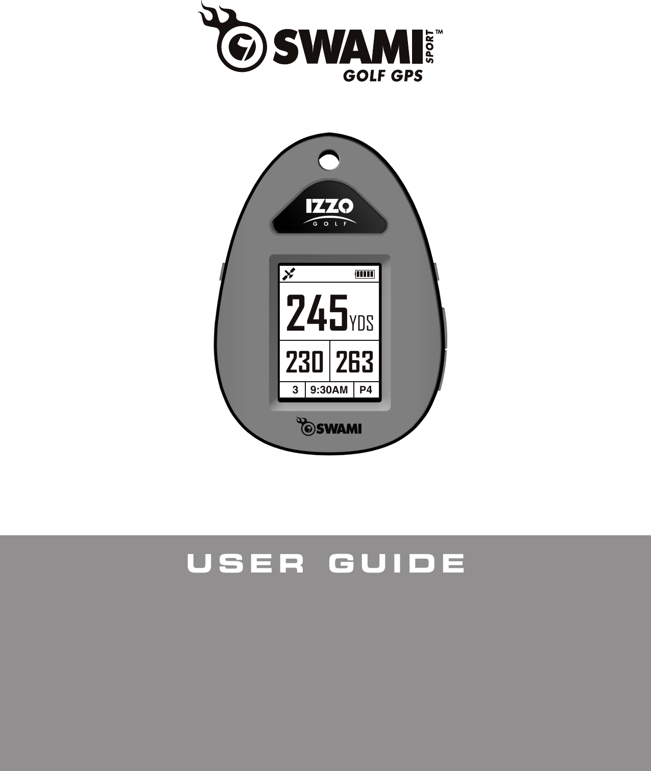 Page 1 of 8 - Izzo-Golf Izzo-Golf-Swami-Sport-Gps-User-Guide-  Izzo-golf-swami-sport-gps-user-guide