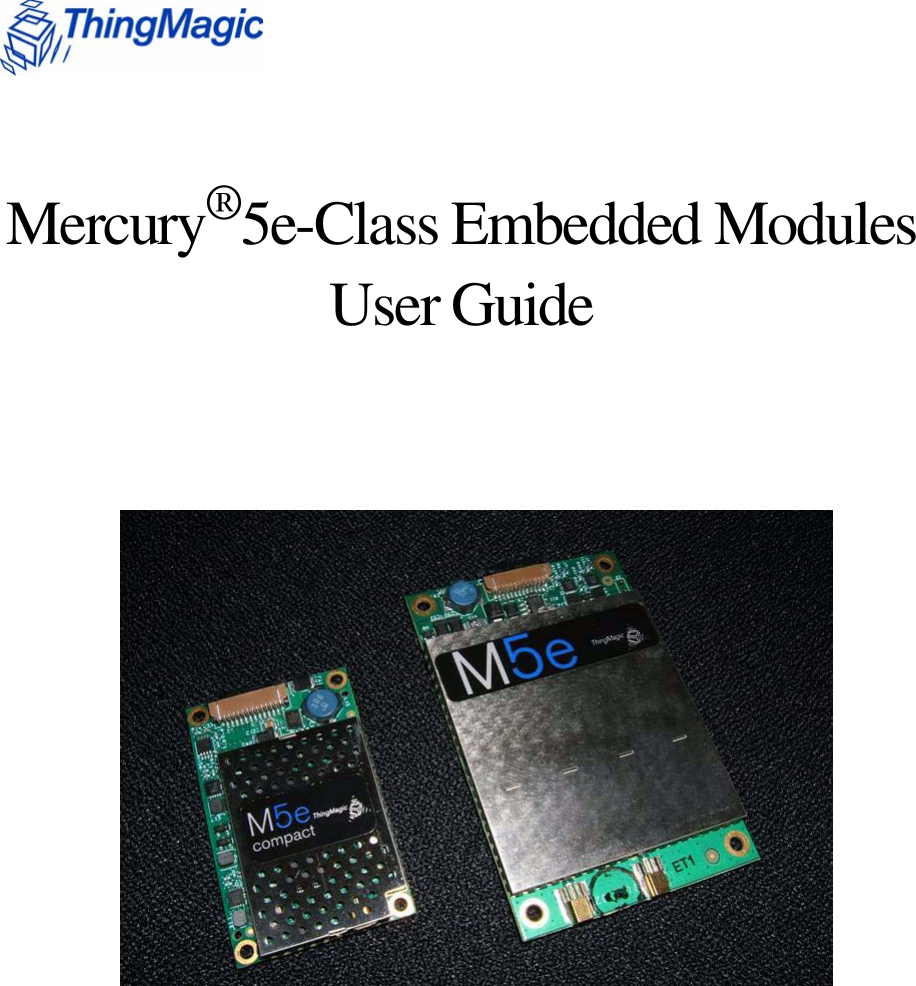 Mercury®5e-Class Embedded ModulesUser Guide