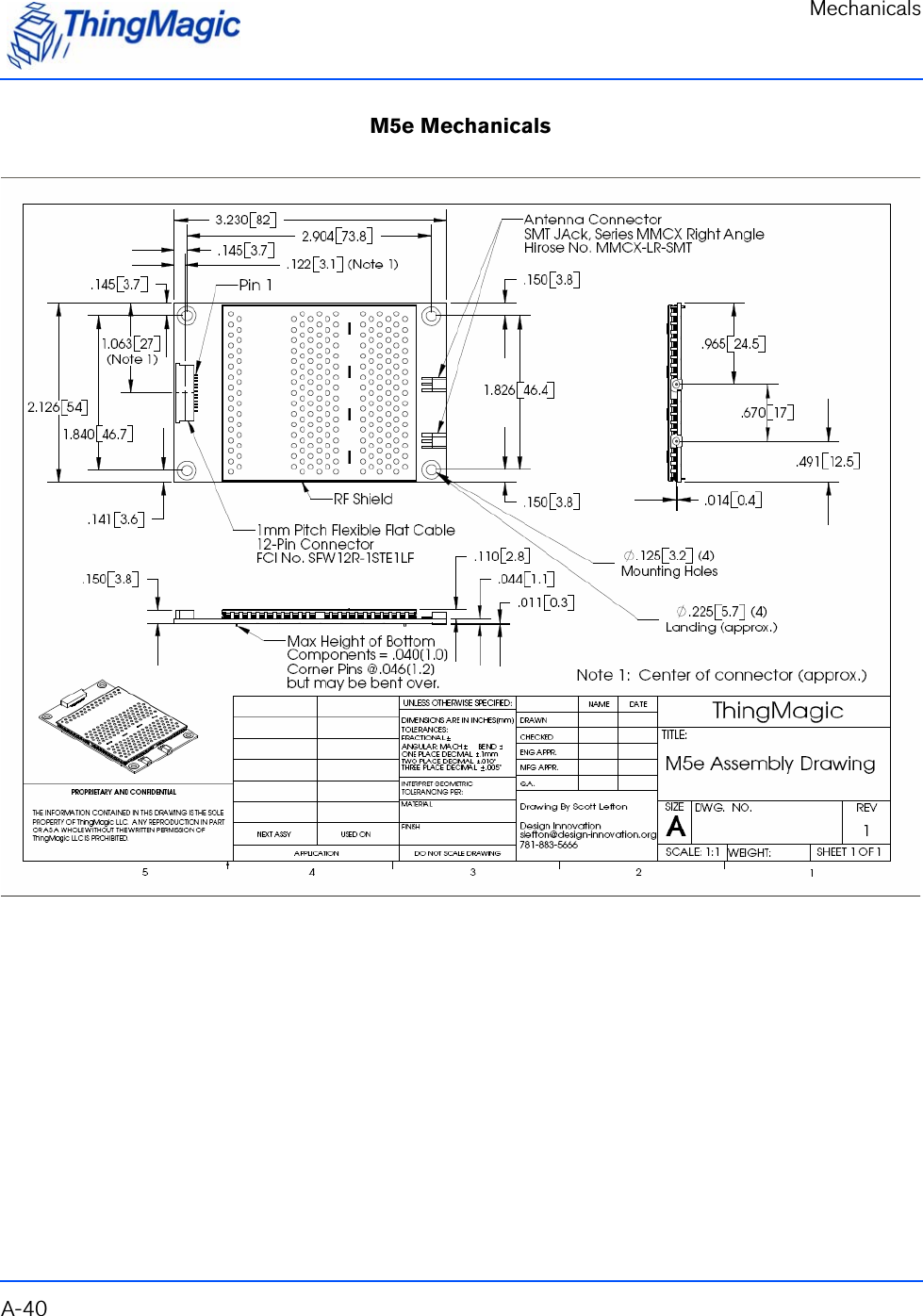 MechanicalsA-40M5e Mechanicals