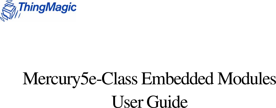 Mercury5e-Class Embedded ModulesUser Guide