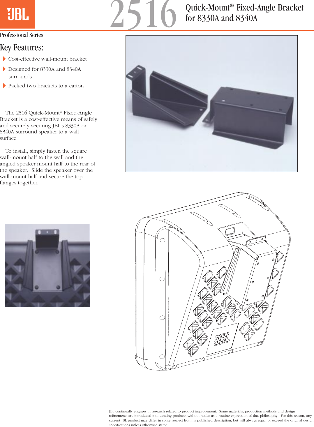 Page 1 of 2 - JBL 2516.p65 2516