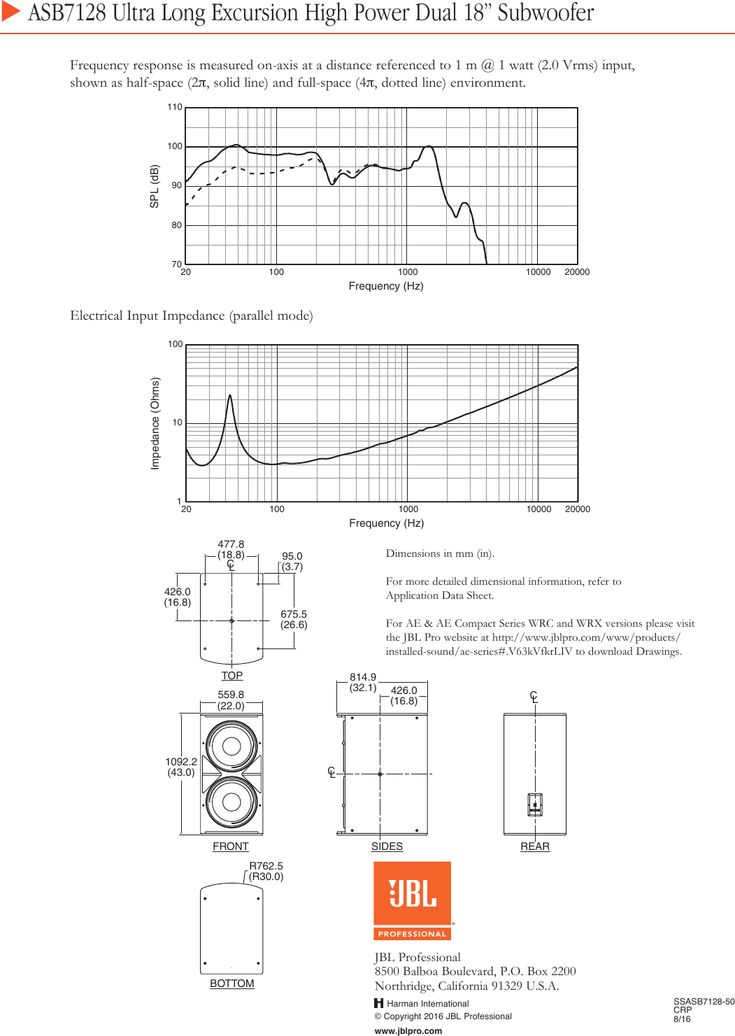 Page 2 of 2 - JBL  ASB7128-082016