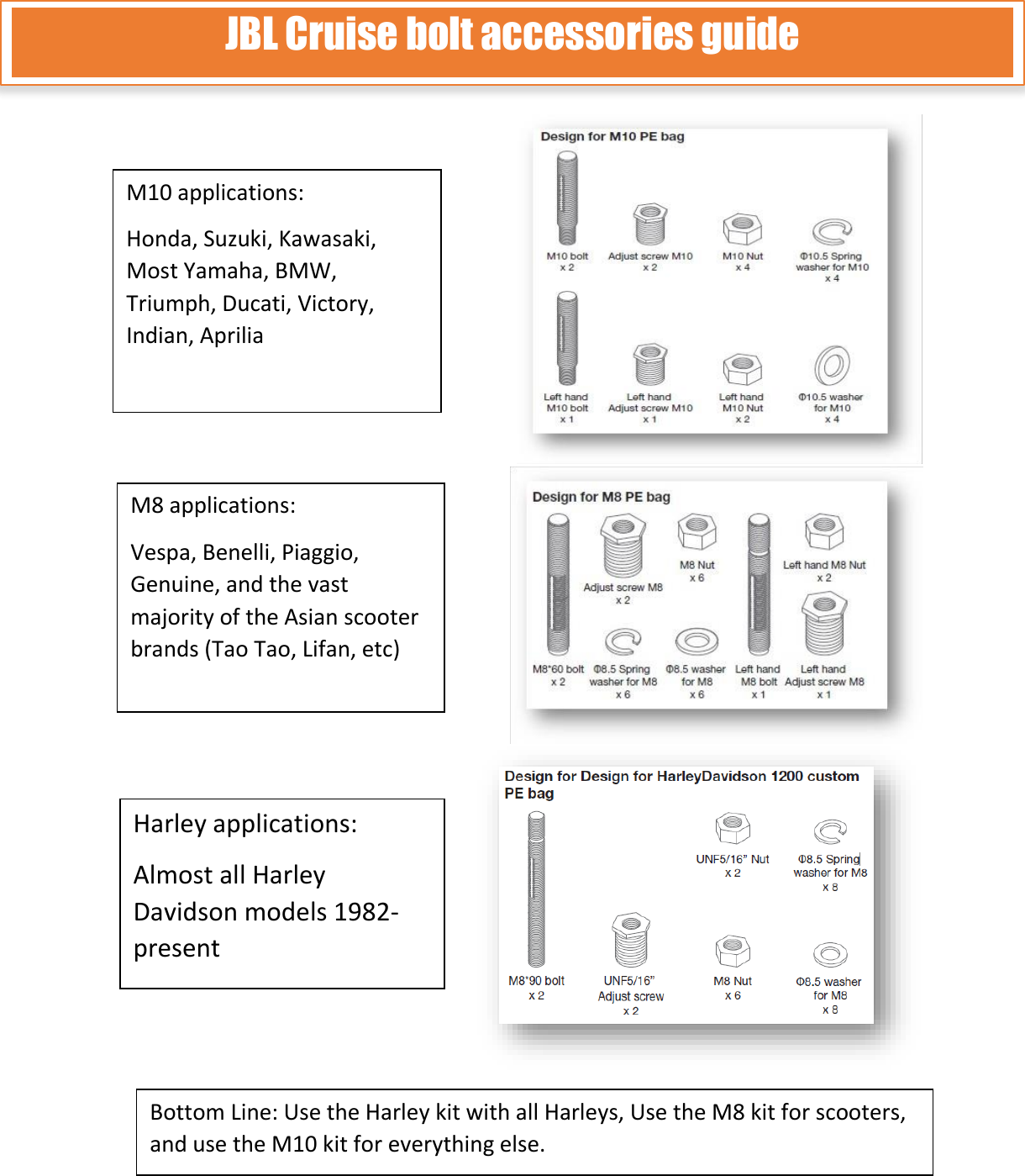 JBL Cruise Bolt Guide