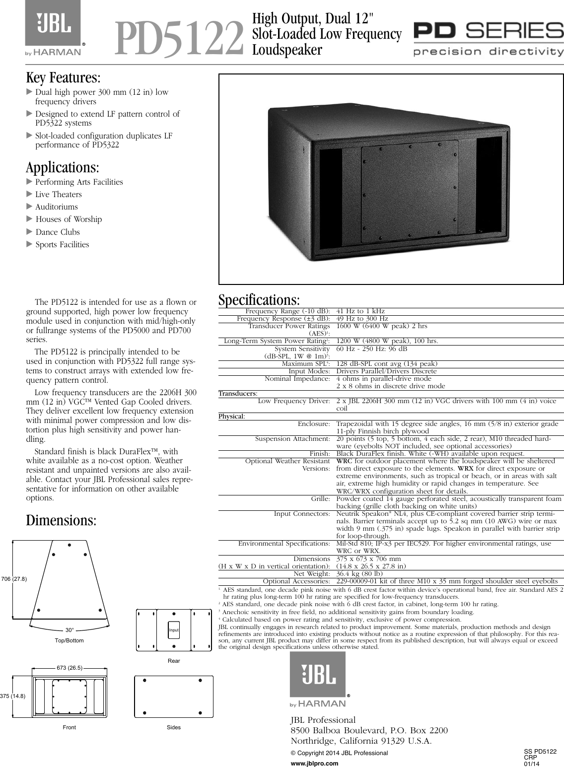 Page 1 of 1 - JBL  PD5122.v2