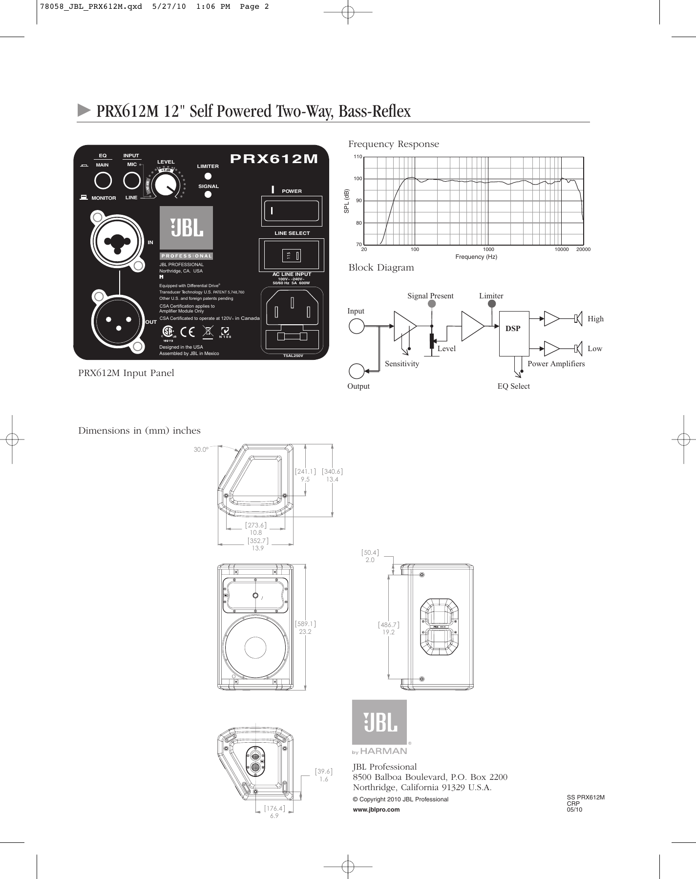 Page 2 of 2 - JBL 78058_JBL_PRX612M PRX612M V8