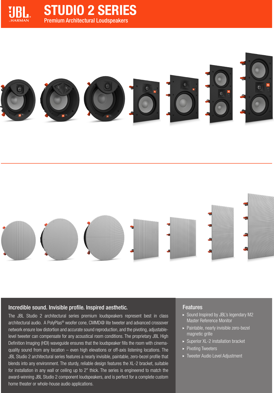 Page 1 of 4 - JBL  Studio2 Series Spec Sheet English