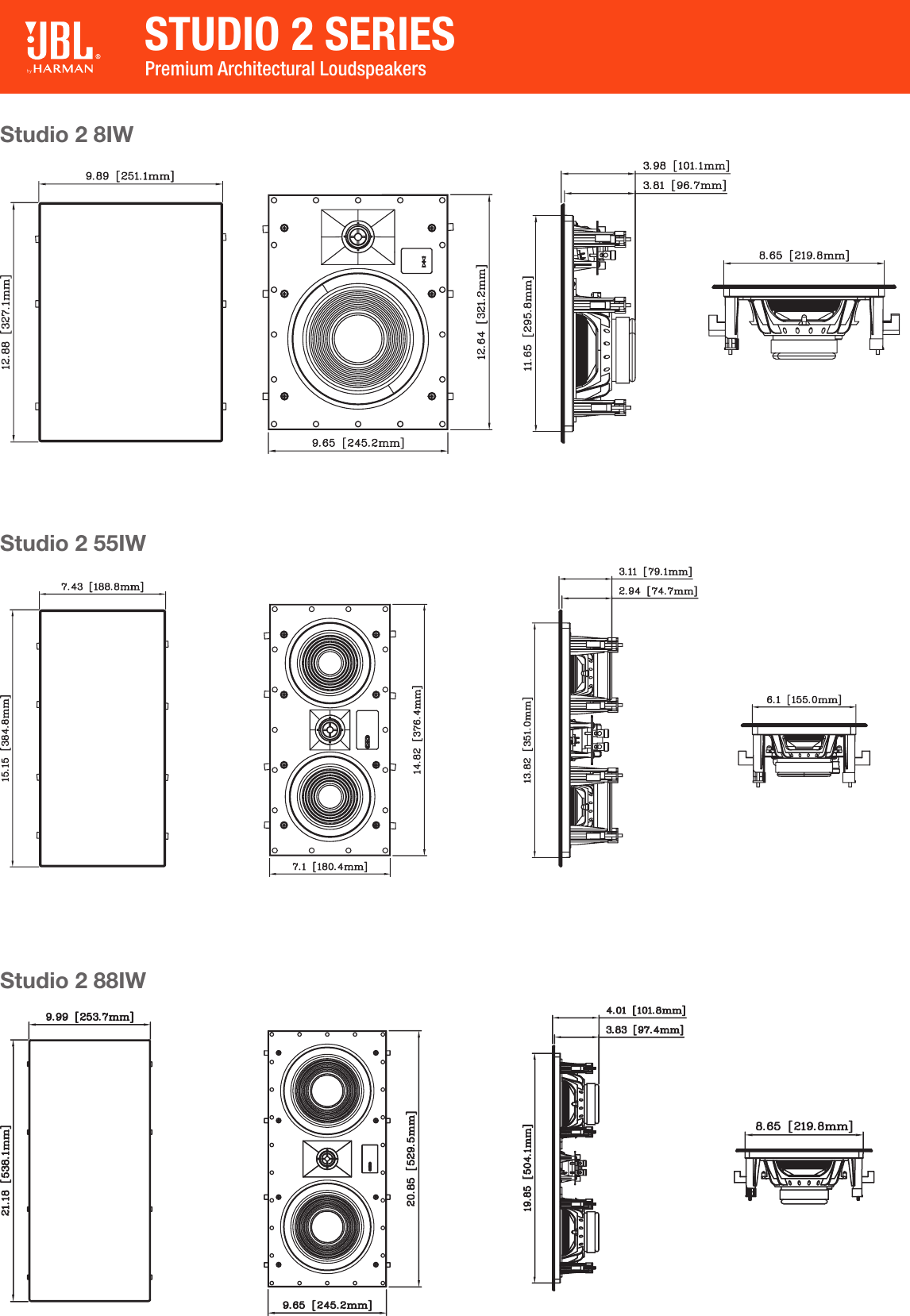 Page 4 of 4 - JBL  Studio2 Series Spec Sheet English