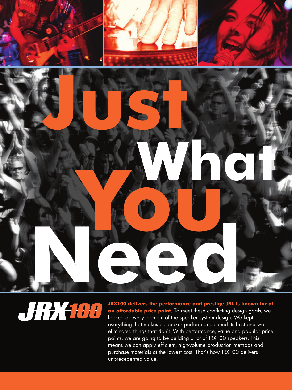 Page 1 of 6 - JBL JRX Brochure Brochure030207 Low