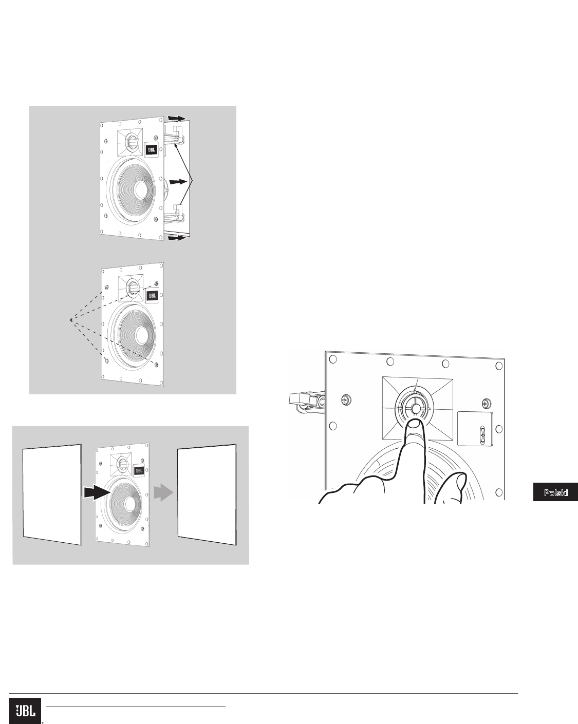 Jbl Owners Manual Multilingual English 47 Mb Tr Studio In Wall Om B V3 Combine Ld