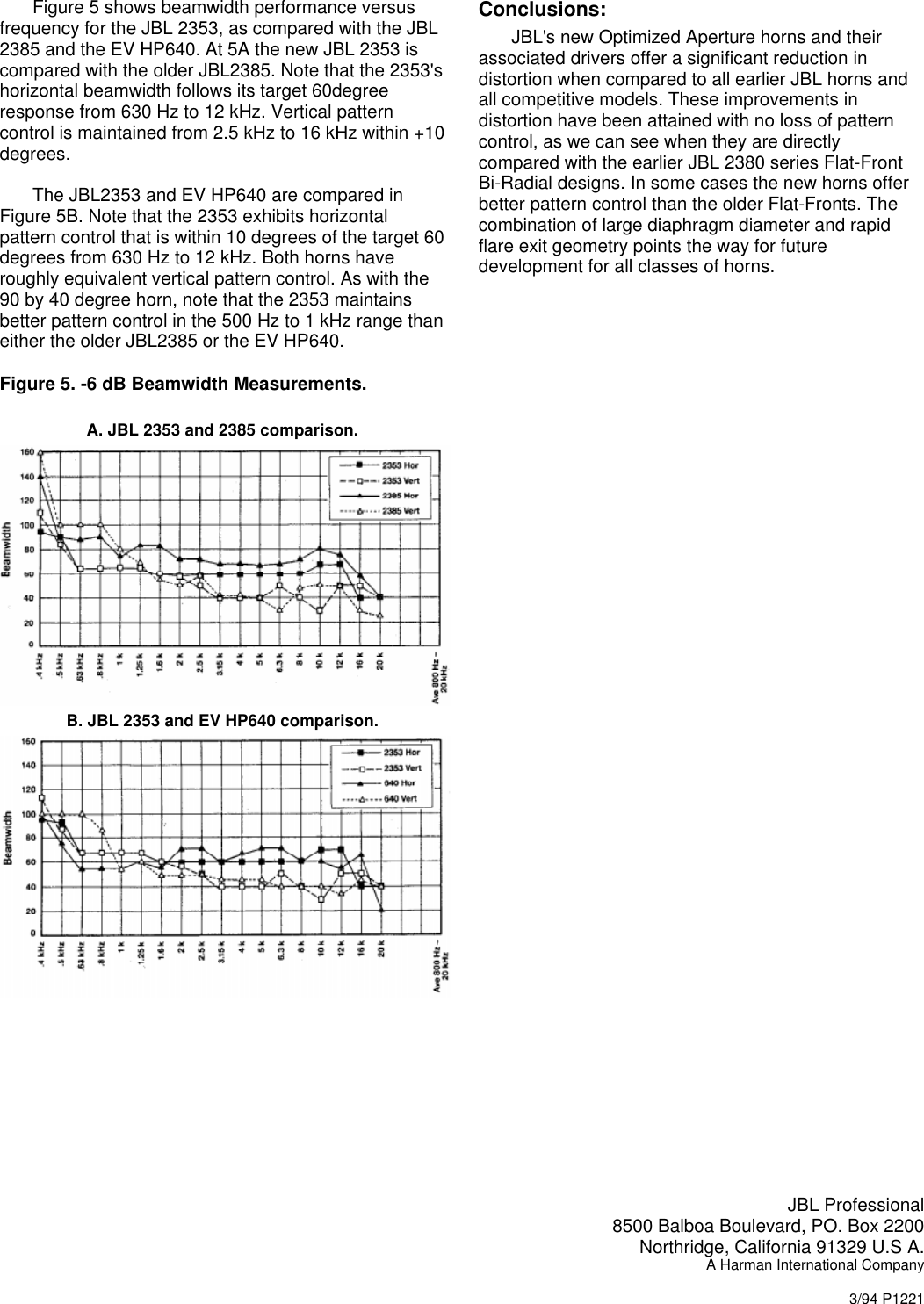 Page 4 of 4 - JBL Technical Note Volume 1 Number 21 Tn V1n21