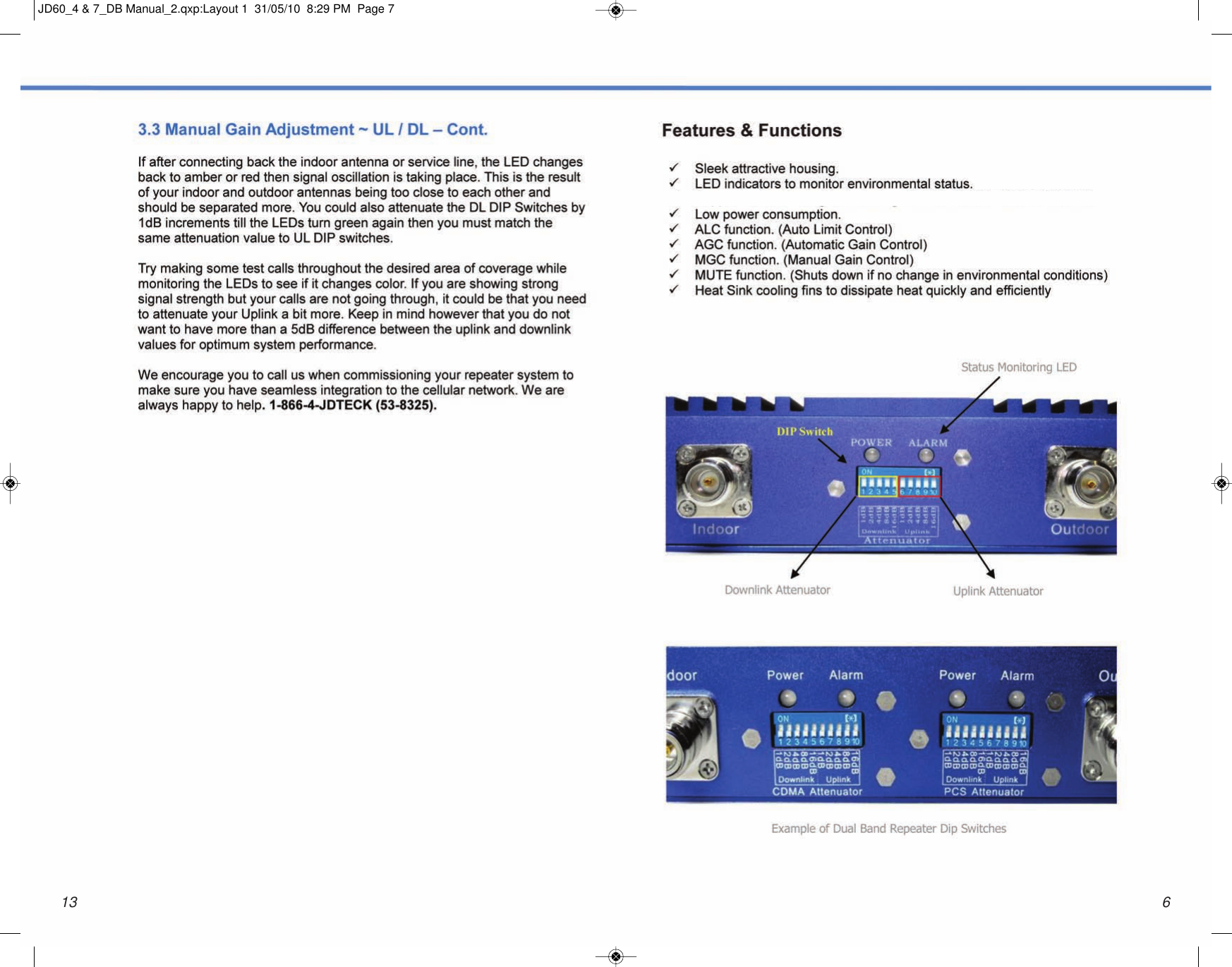 613JD60_4 &amp; 7_DB Manual_2.qxp:Layout 1  31/05/10  8:29 PM  Page 7