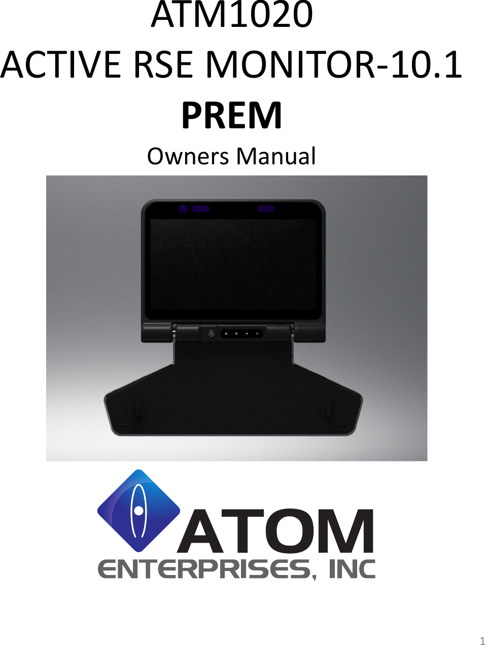 ATM1020ACTIVE RSE MONITOR-10.1 PREMOwners Manual1