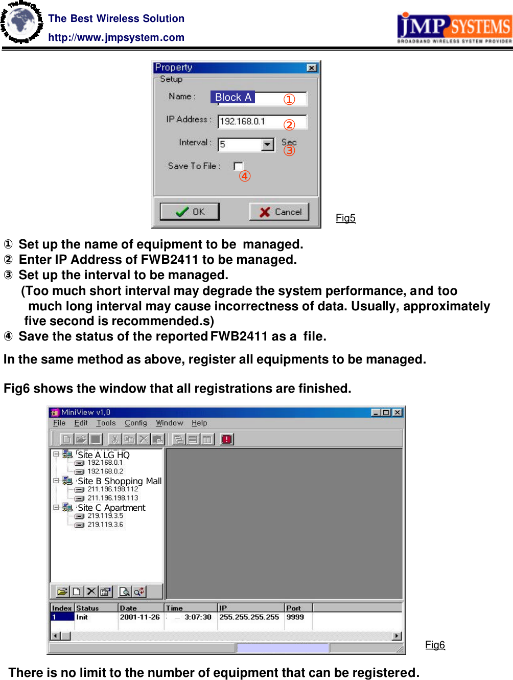 JMP Systems FWB2411 Wireless LAN Bridge User Manual FWB2411Manual