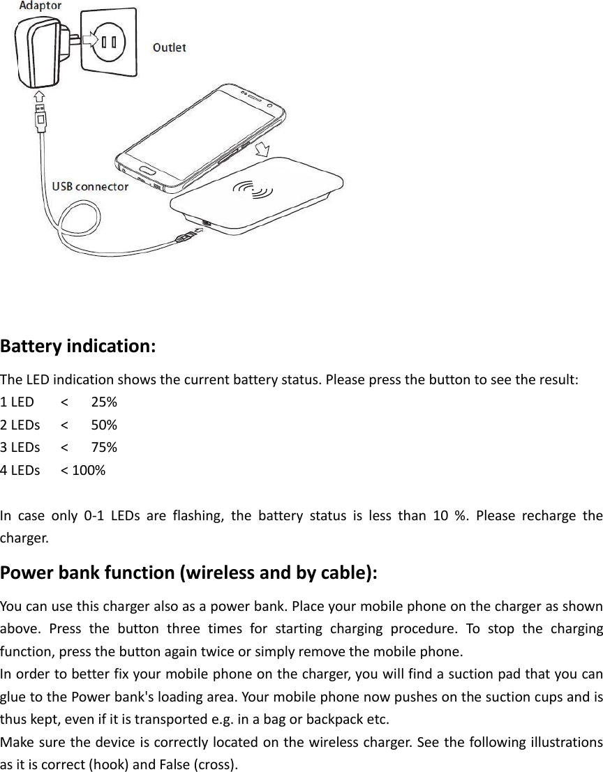 Page 2 of JMTek PBW200 Power Bank with Wireless Charging User Manual user manual