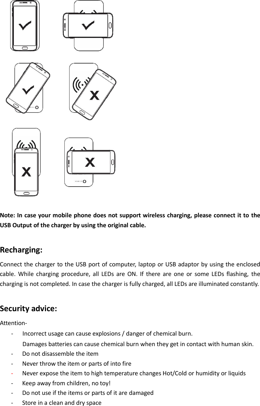 Page 3 of JMTek PBW200 Power Bank with Wireless Charging User Manual user manual