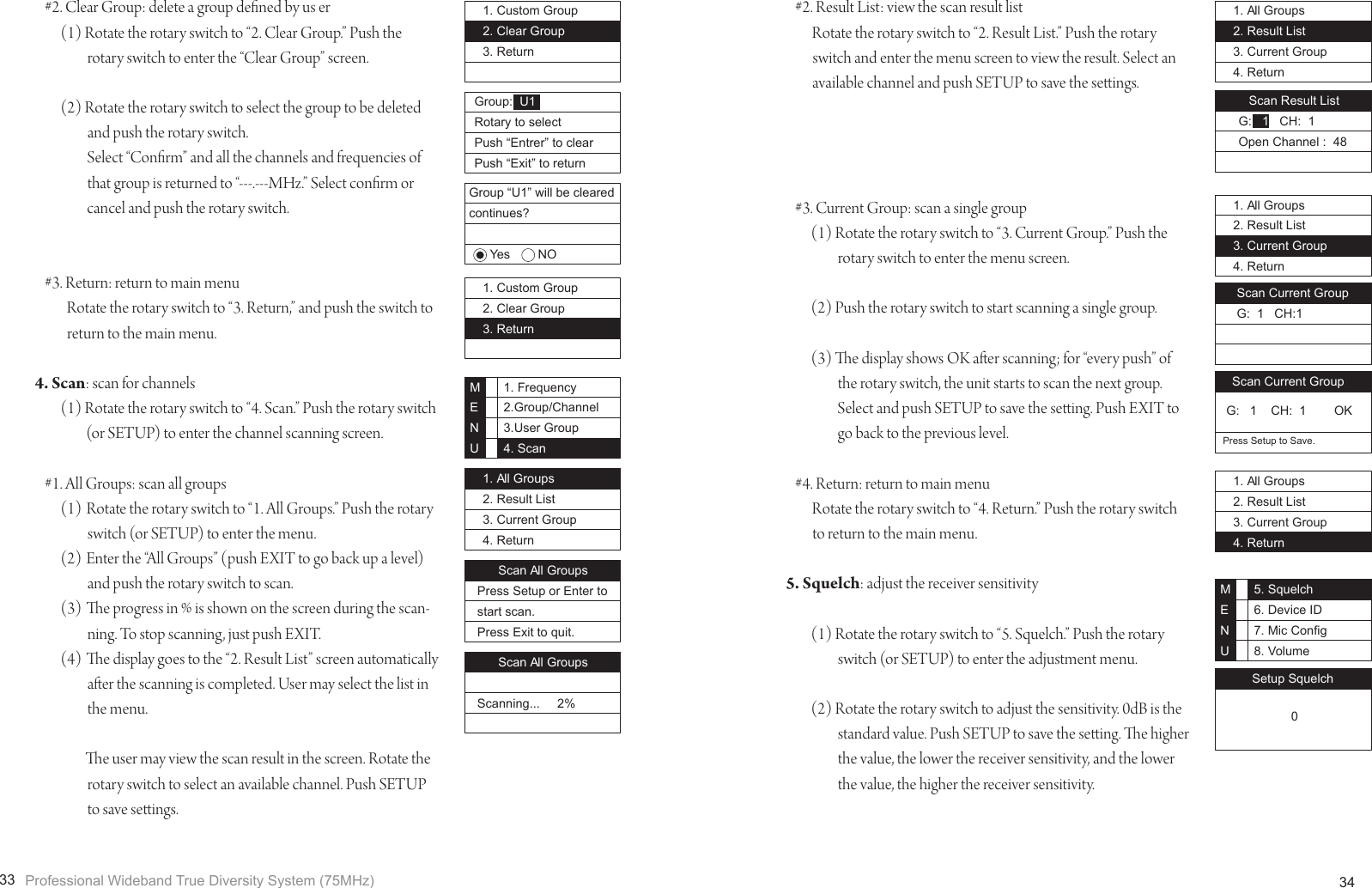 Page 20 of JTS PROFESSIONAL JSS-20 UHF PLL Handheld Transmitter User Manual 