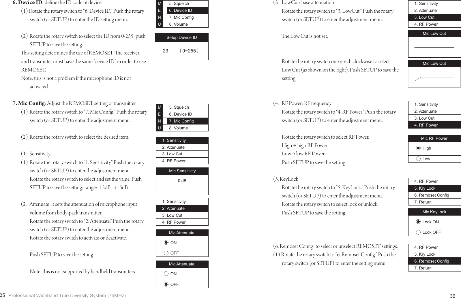 Page 21 of JTS PROFESSIONAL JSS-20 UHF PLL Handheld Transmitter User Manual 