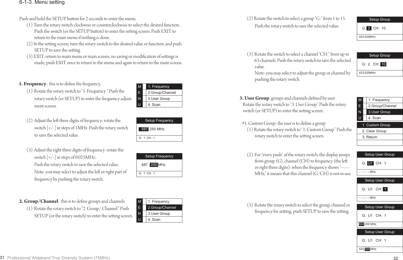 Page 19 of JTS PROFESSIONAL JSS-20 UHF PLL Handheld Transmitter User Manual
