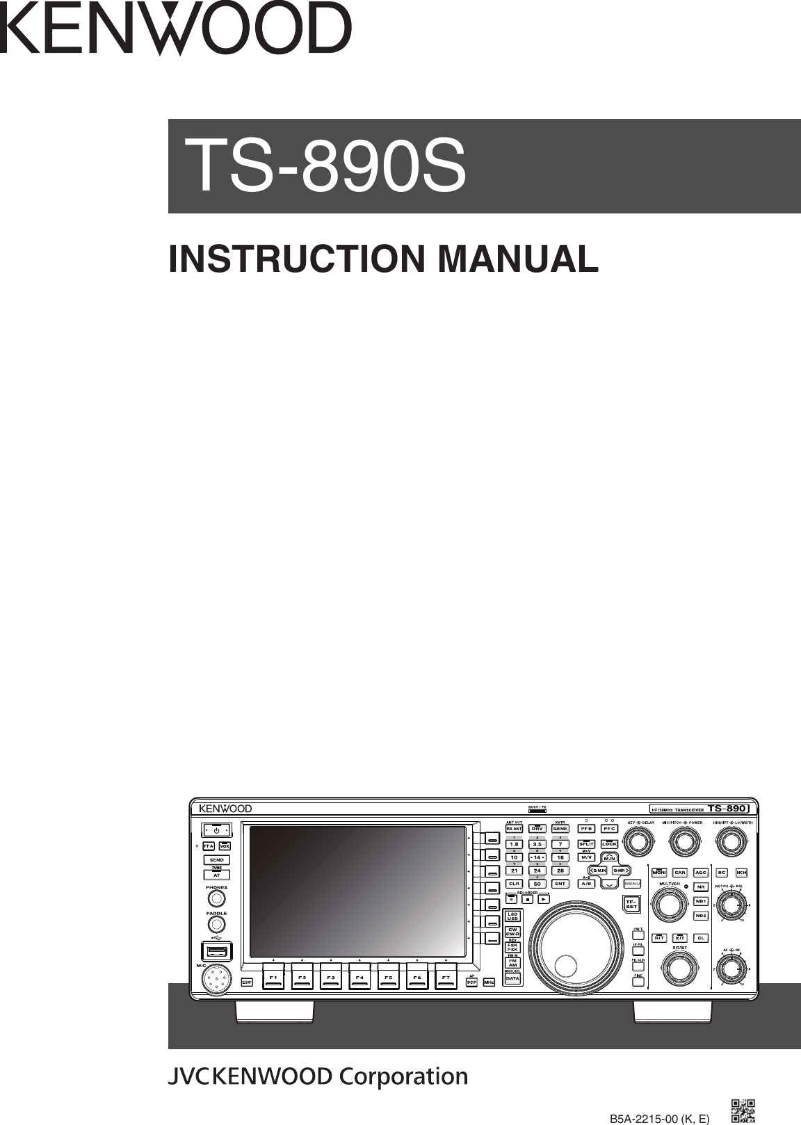 .TS-890SINSTRUCTION MANUAL..B5A-2215-00 (K, E)