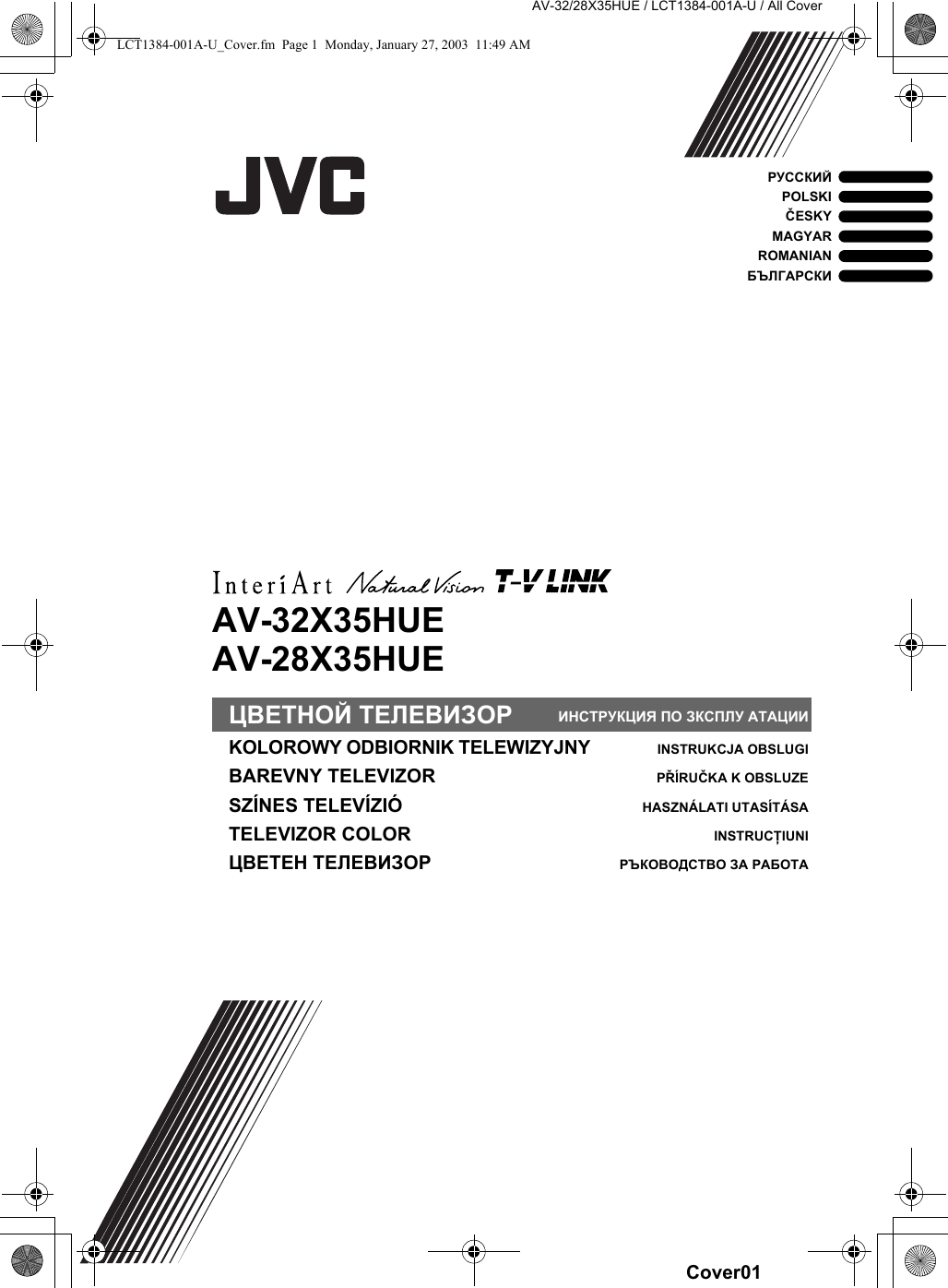 Jvc Av 28x35hue 32x35hue Av User Manual 28x35hue 32x35hue Lct1384 001a U