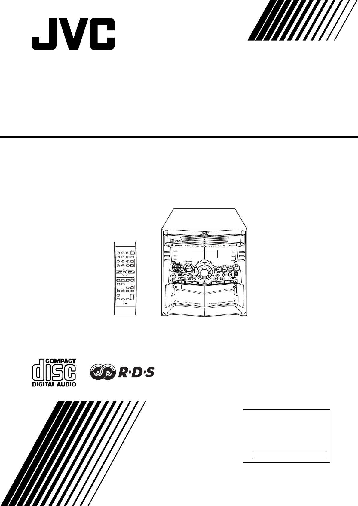 Jvc Ca Mxka3 User Manual Lvt1013 005a