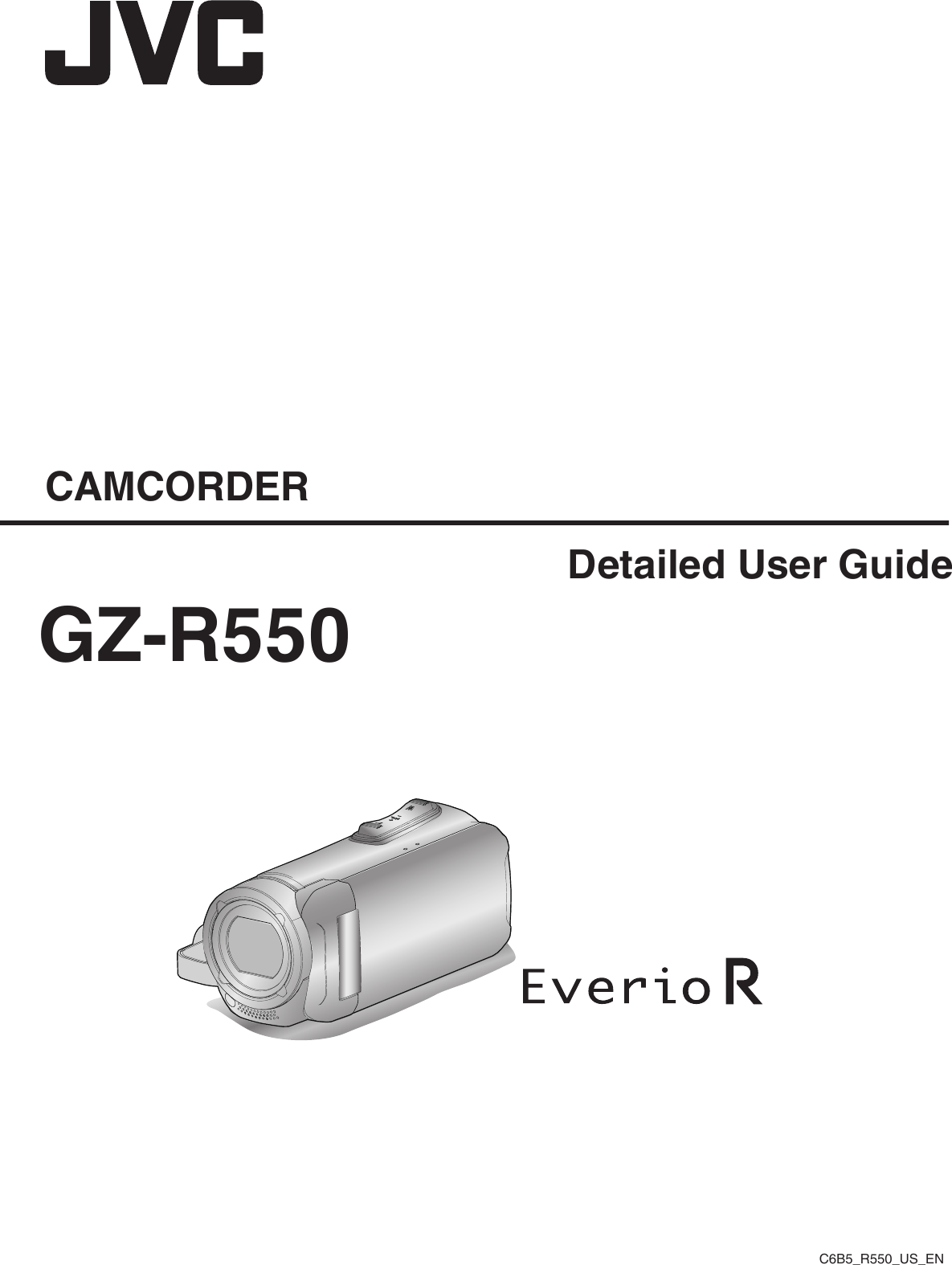 Jvc Gz R550bus R550 Us User Manual Detailed Guide C6b5 Us En