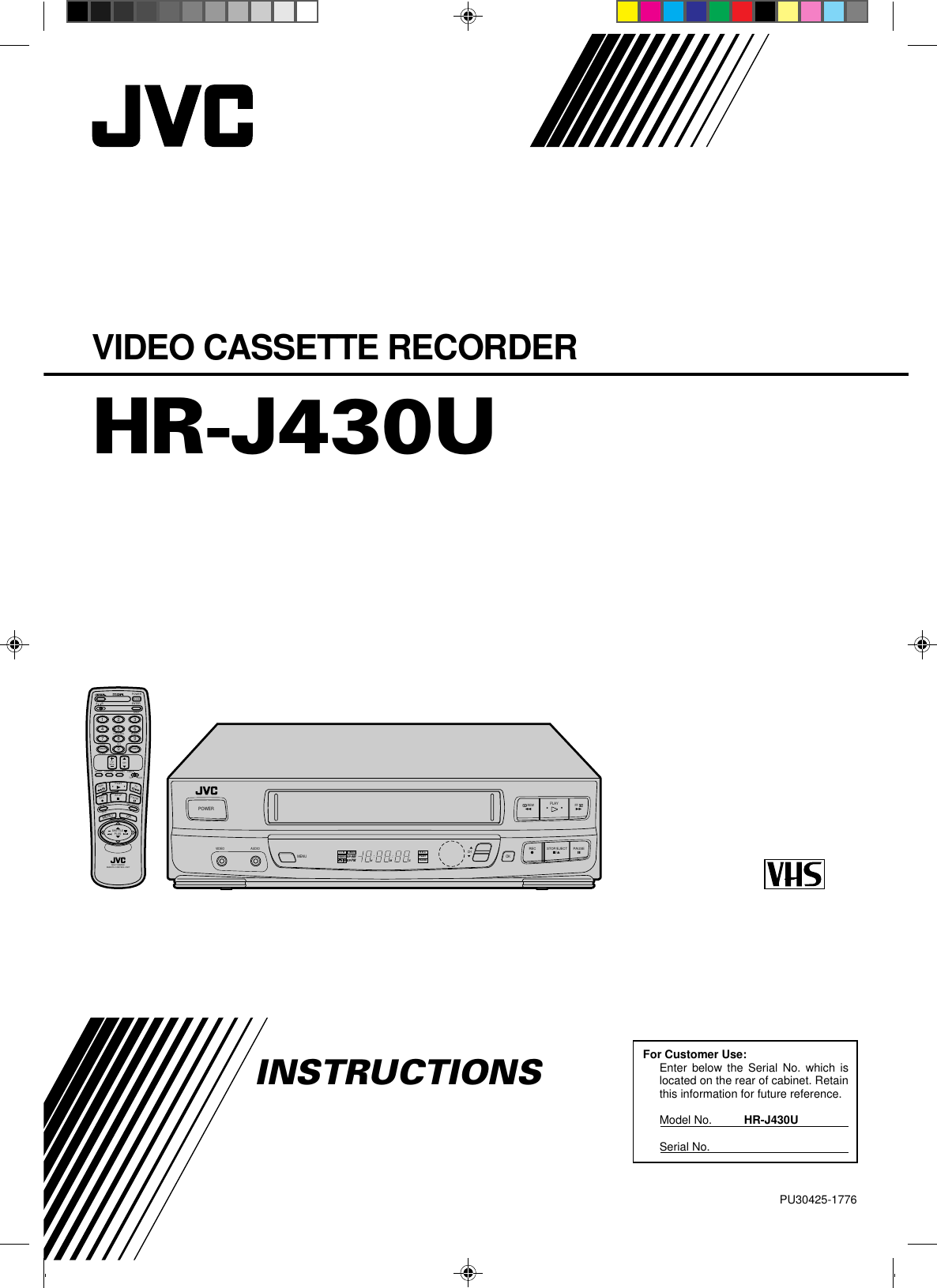 JVC HR J430U User Manual To The 7b453c9f 5769 3b14 49d2 20cd42cba1fd