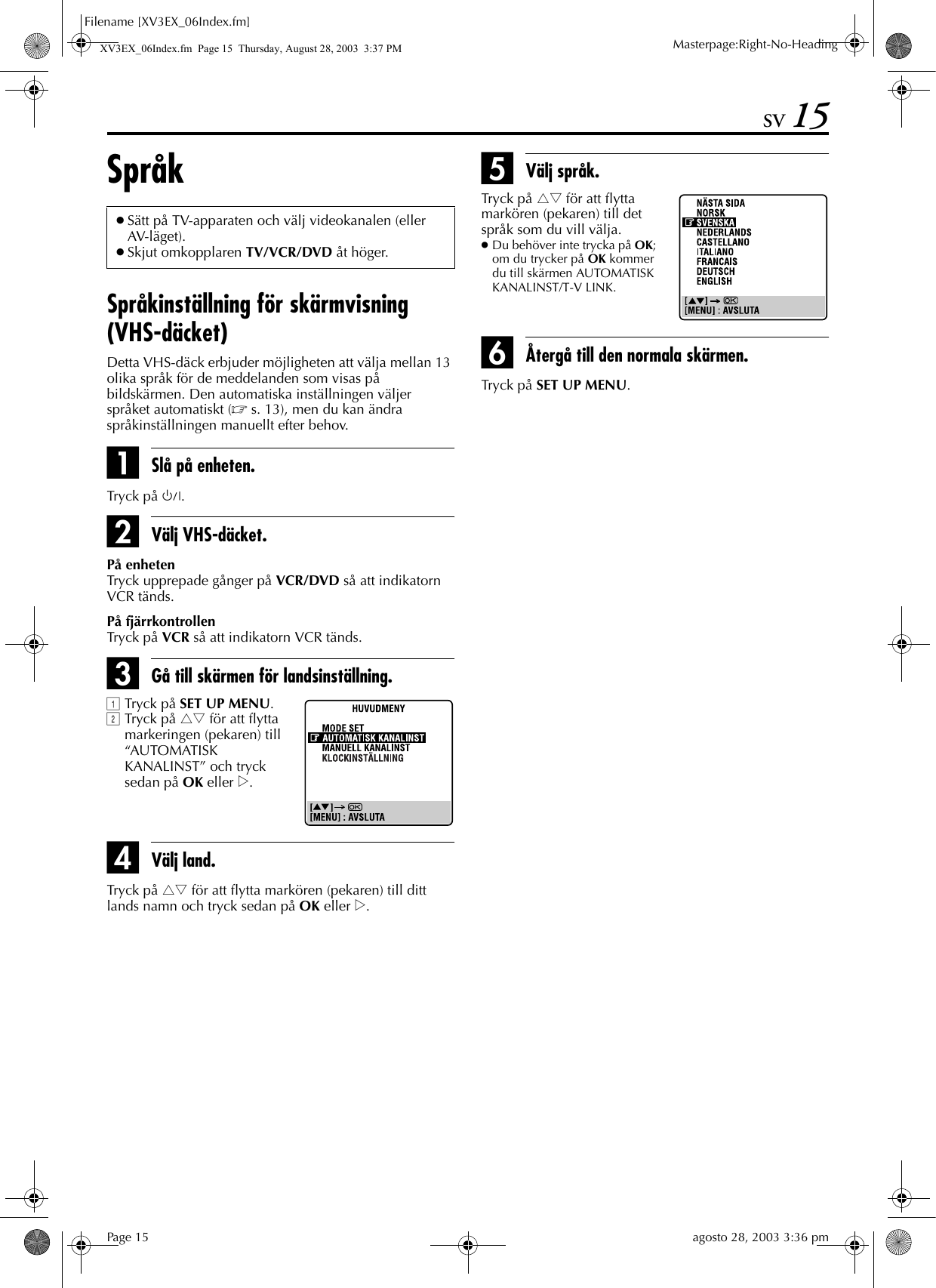 JVC HR XV3E User Manual LPT0864 009A