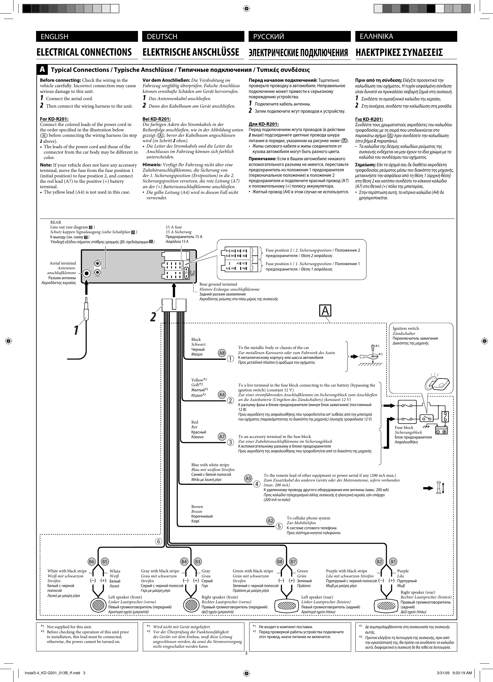 Page 3 of 4 - JVC KD-R201EY Instal1-2_KD-G201_013A_1 User Manual KD-R201EY, KD-R203EY GET0583-013C