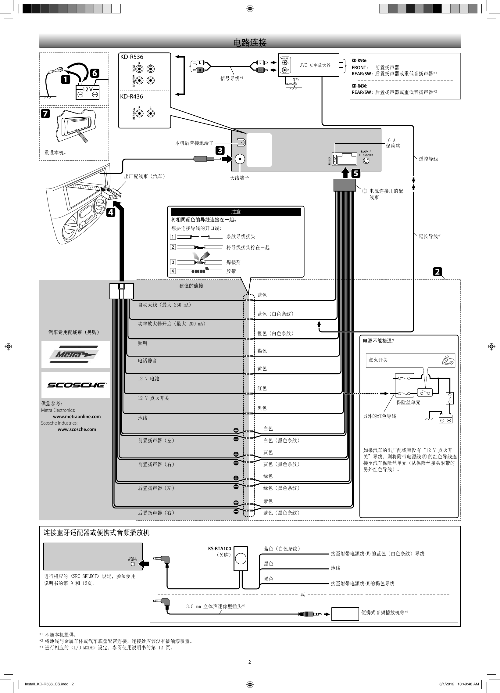 Jvc Kd Sr61 Wiring Diagram from usermanual.wiki