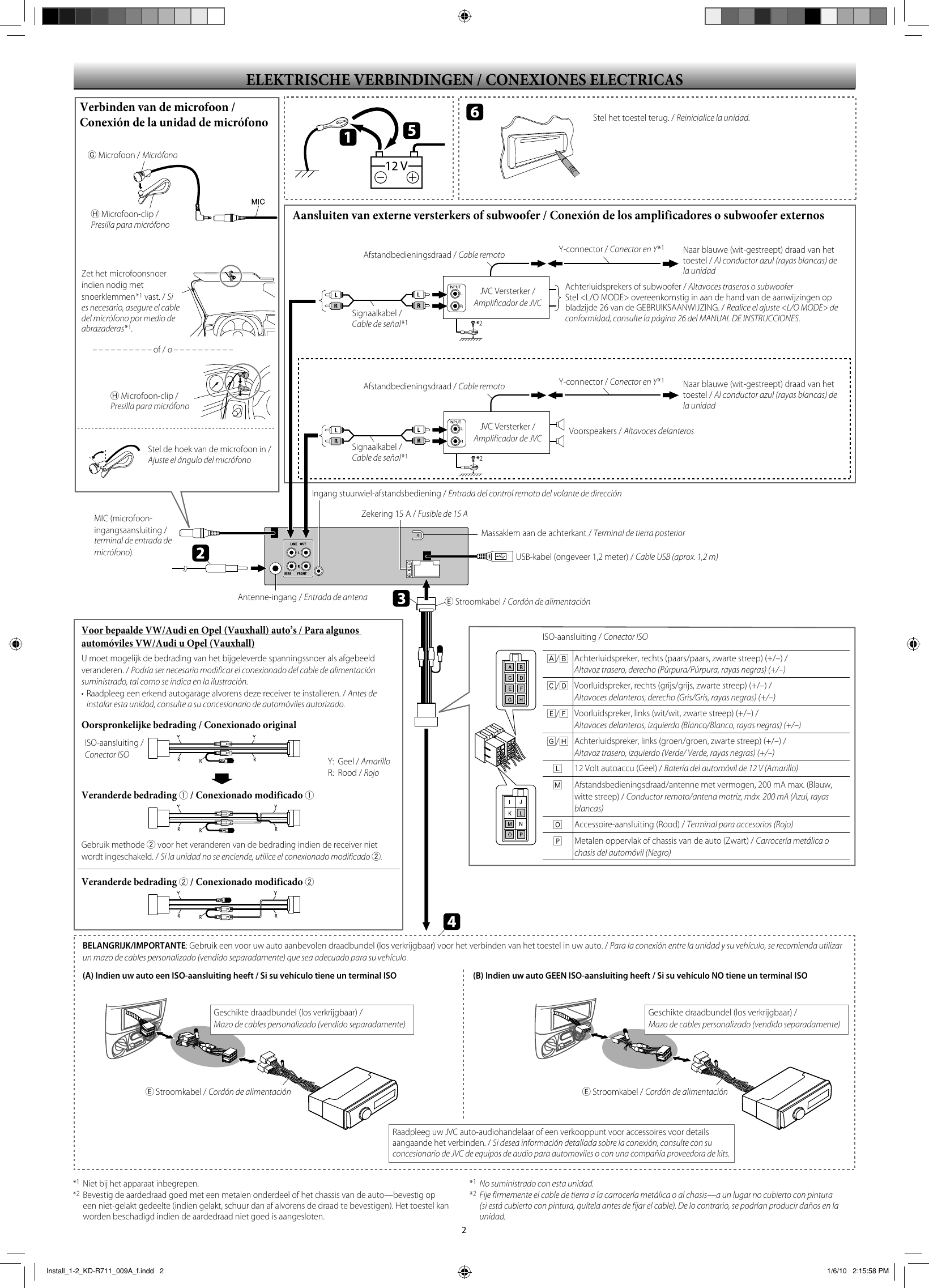 Page 2 of 4 - JVC KD-R711E Install_1-2_KD-R711_009A_f User Manual GET0649-009A