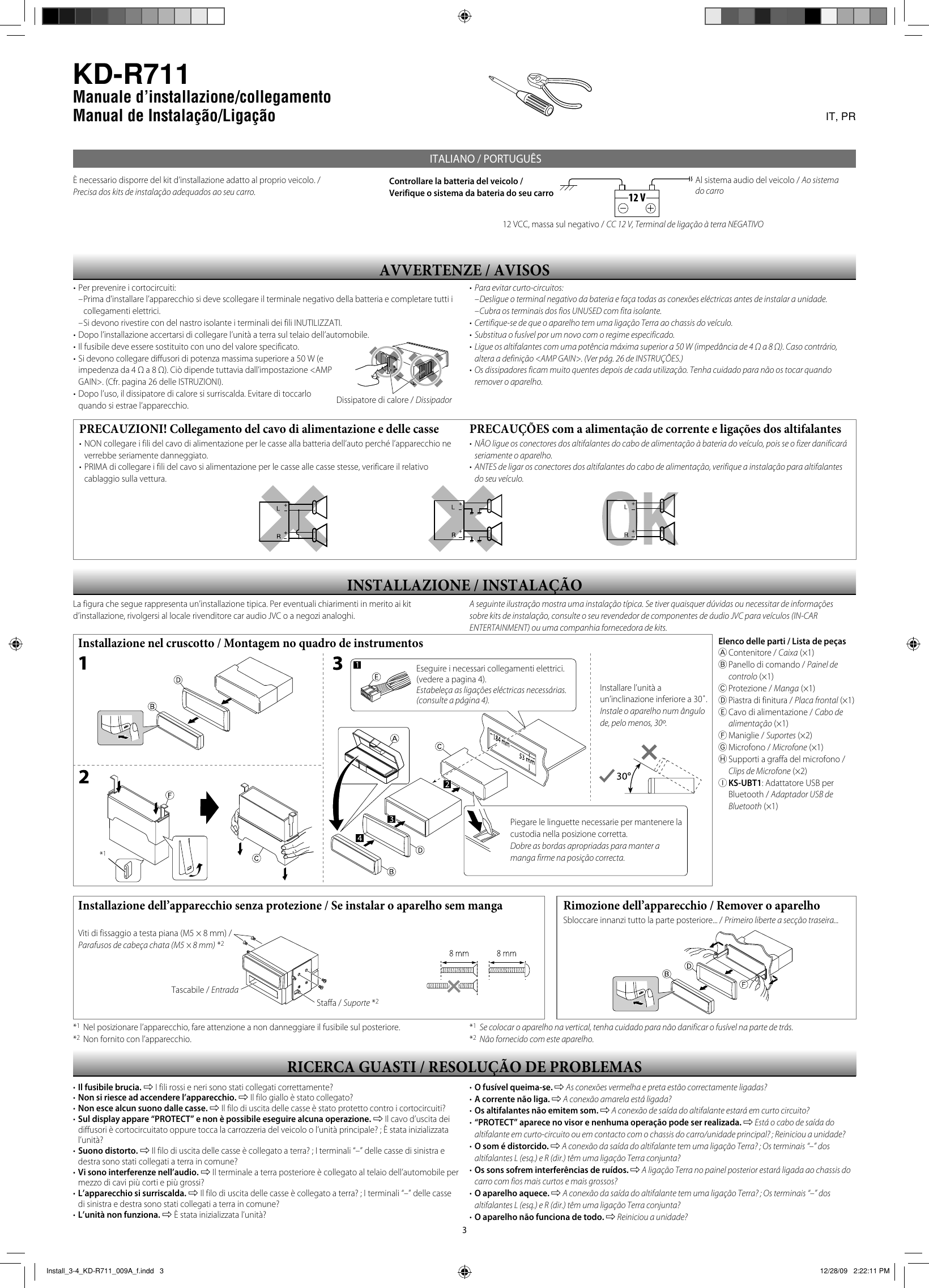 Page 3 of 4 - JVC KD-R711E Install_1-2_KD-R711_009A_f User Manual GET0649-009A