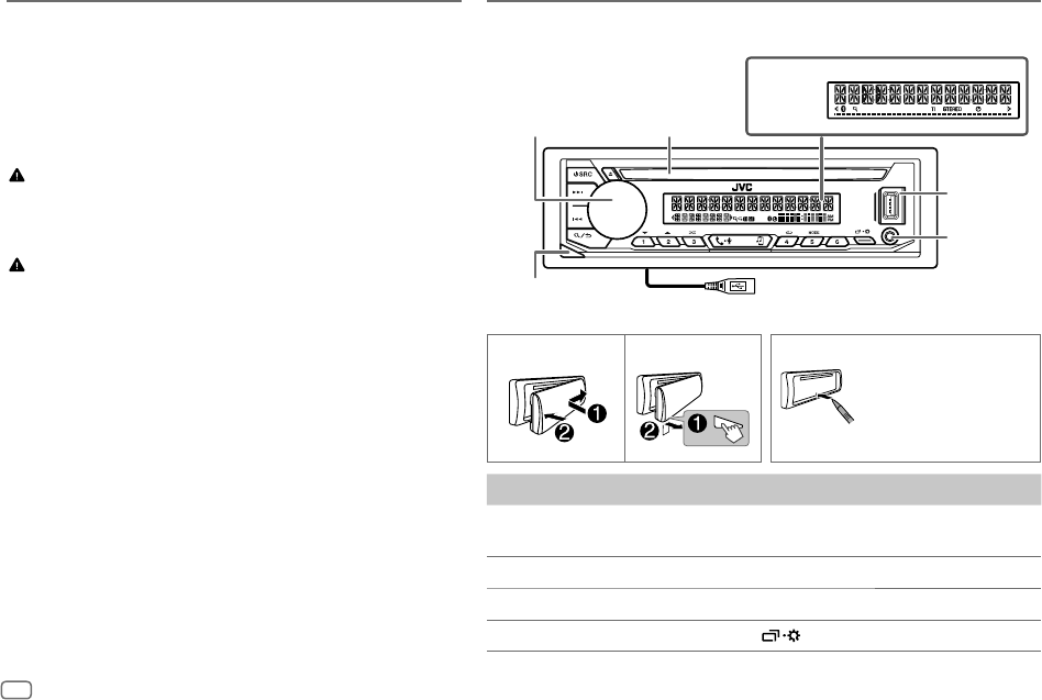 Jvc Kd Td70bt Qsg Kd T905bts K User Manual Quick Start Guide
