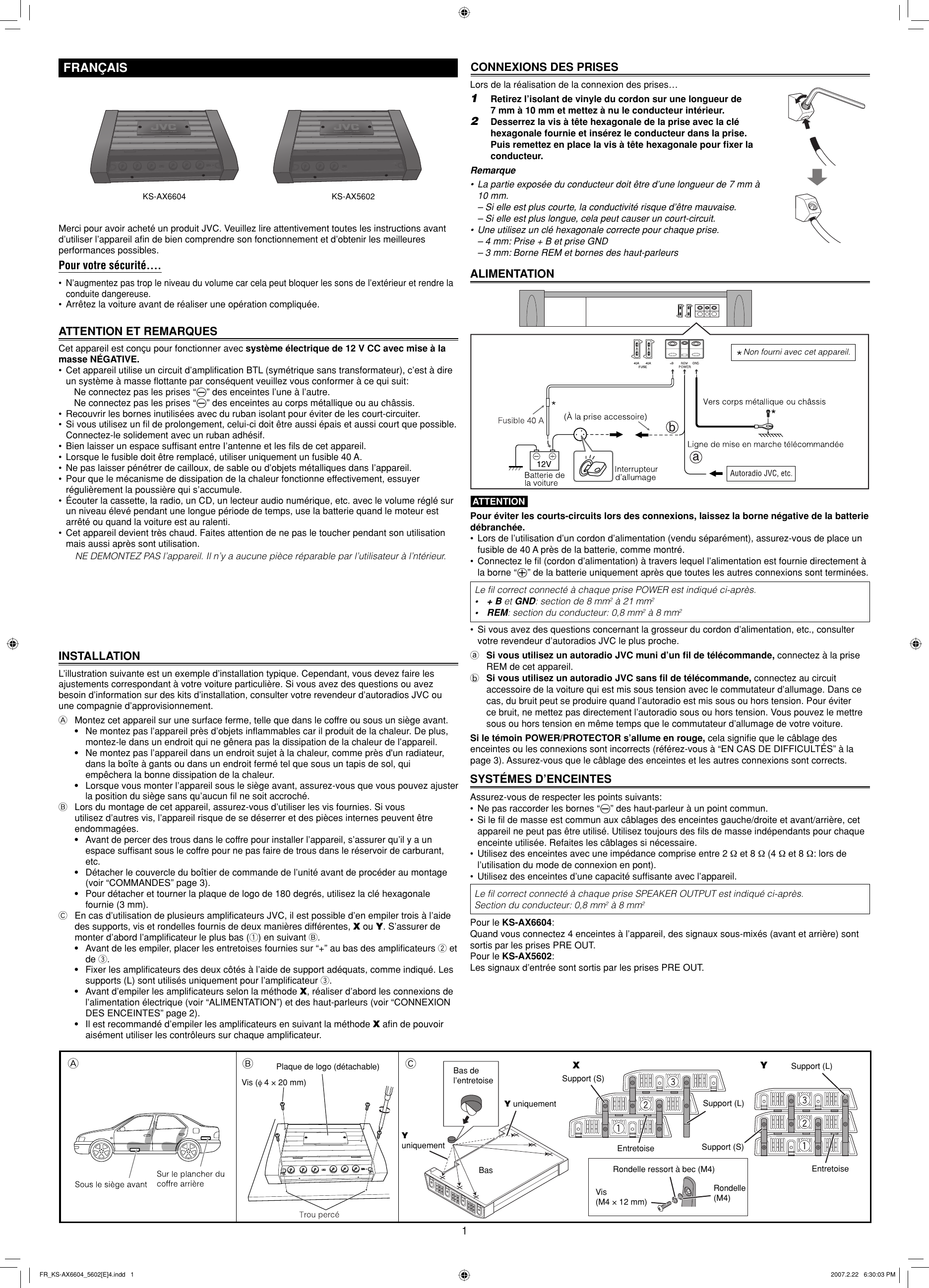 Page 4 of 6 - JVC KS-AX5602E/U EN_KS-AX6604_5602[EU] User Manual KS-AX5602E/U, KS-AX6604E/U LVT1697-001A