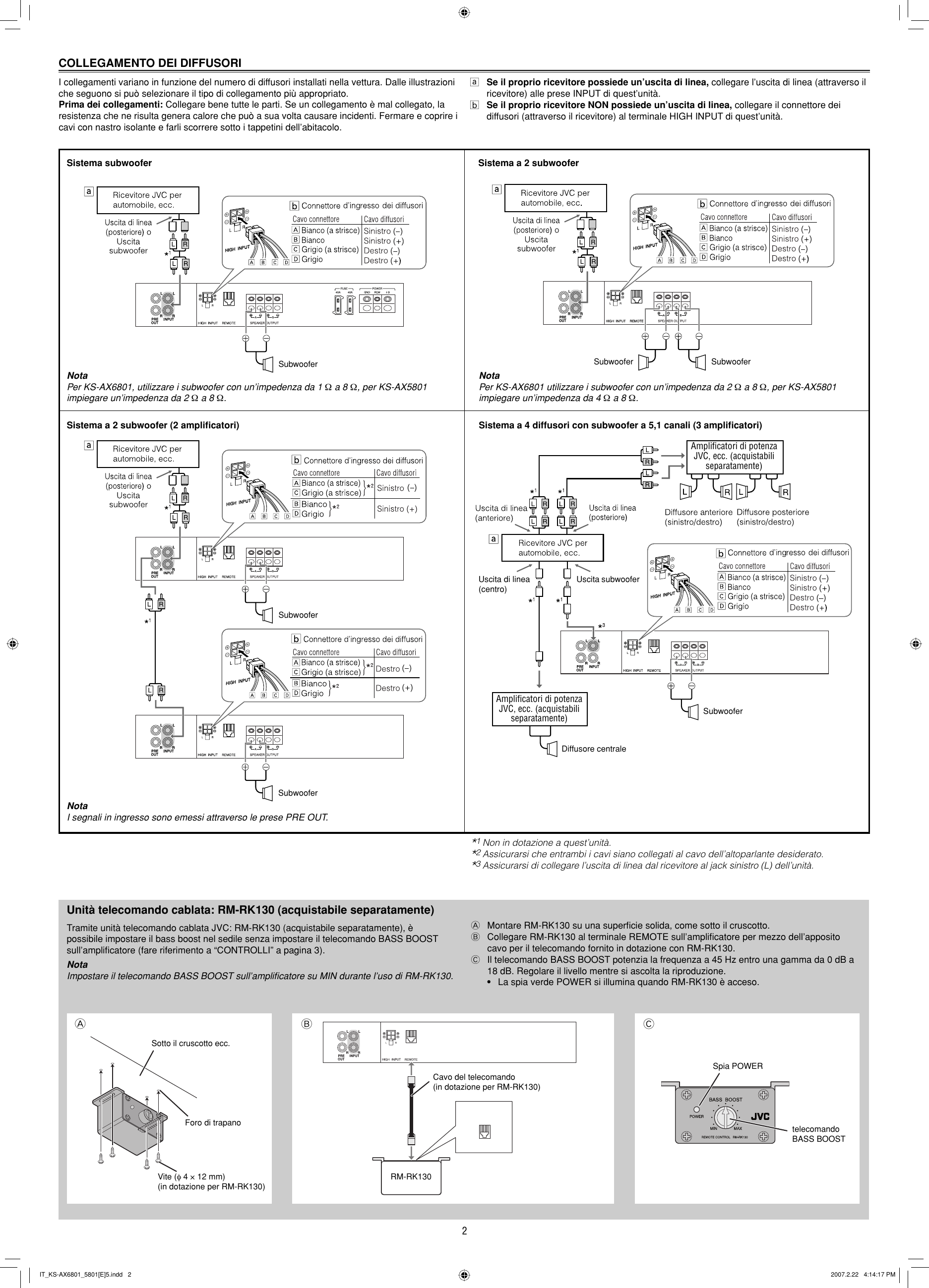 Page 5 of 6 - JVC KS-AX5801E KS-AX6801/KS-AX5801[E] User Manual KS-AX5801E, KS-AX6801E LVT1698-003A