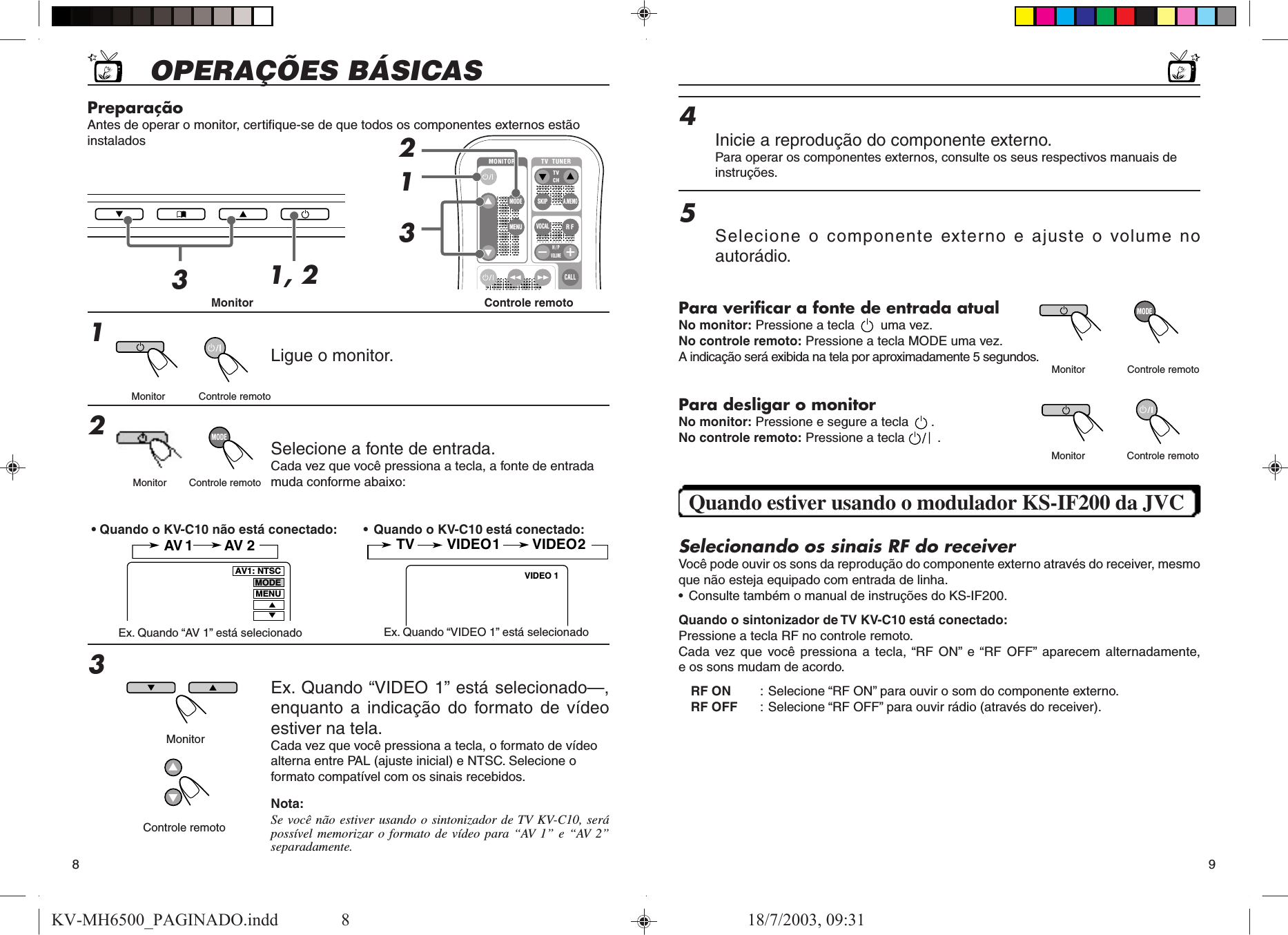 Page 8 of 8 - JVC KV-MH6500 KV-MH6500_PAGINADO User Manual INST