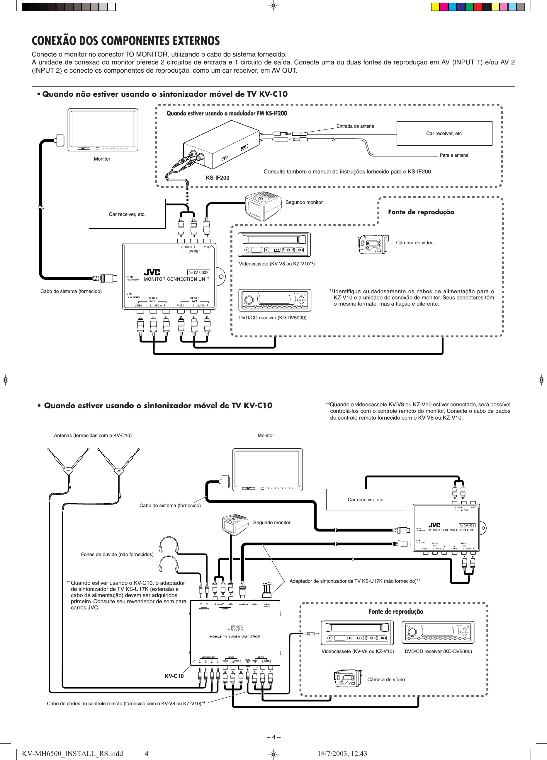 Page 4 of 4 - JVC KV-MH6500 KV-MH6500_INSTALL_RS User Manual INST INSTALL