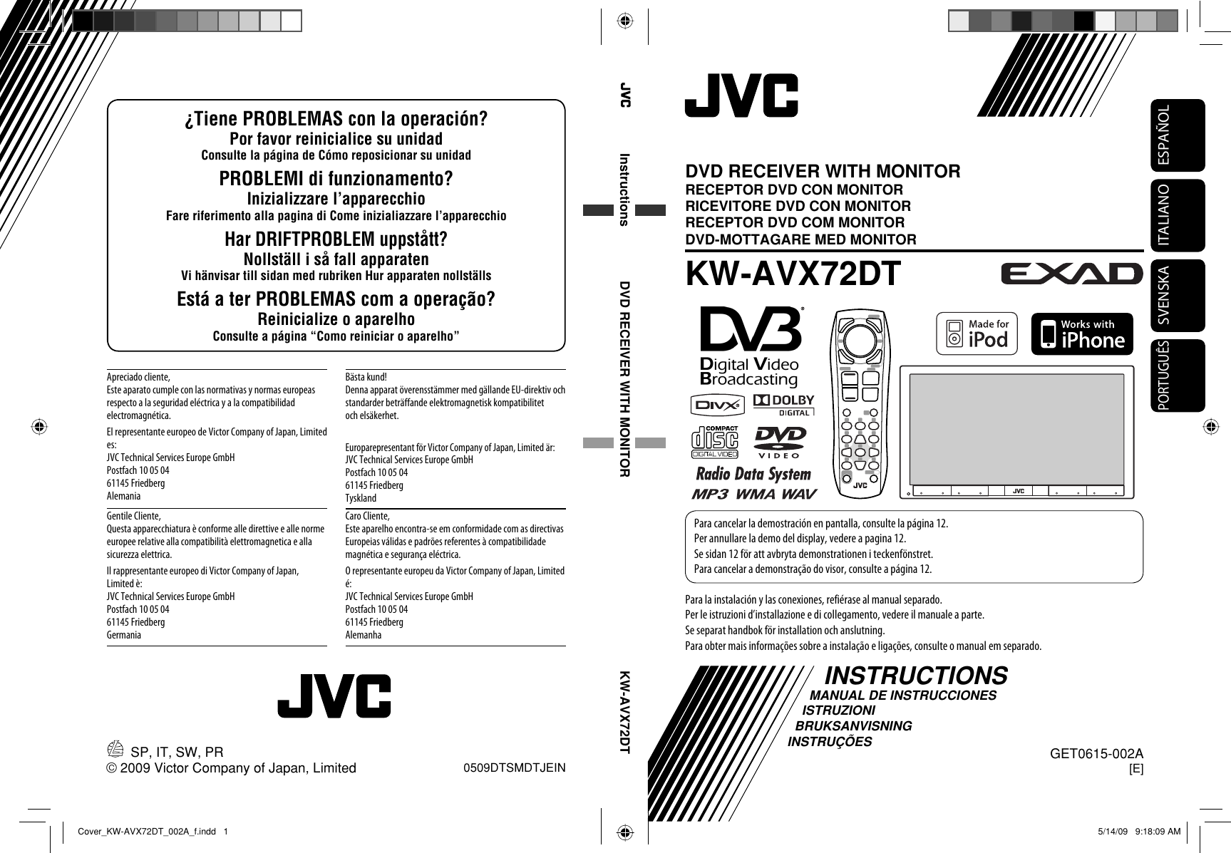 JVC KW AVX72DTE Cover_KW AVX72DT_002A_f User Manual GET0615 002A