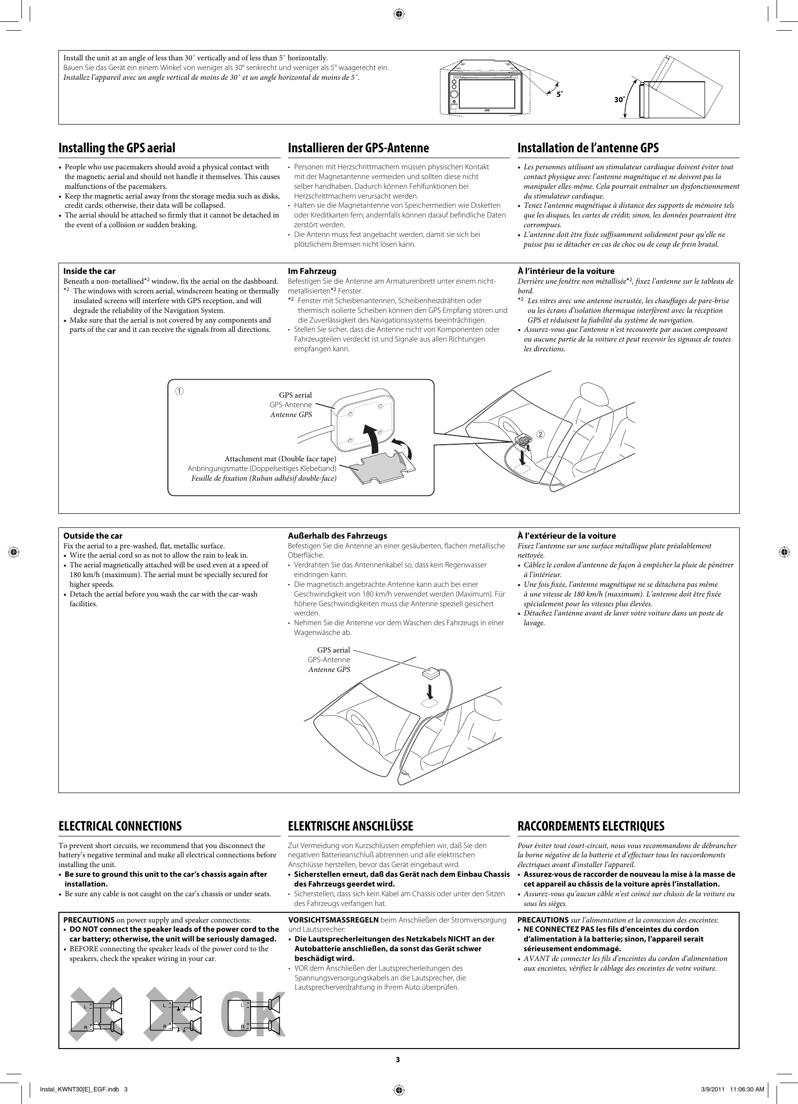 Page 3 of 6 - JVC KW-NT30E KW-NT30[E] User Manual LVT2220-004A