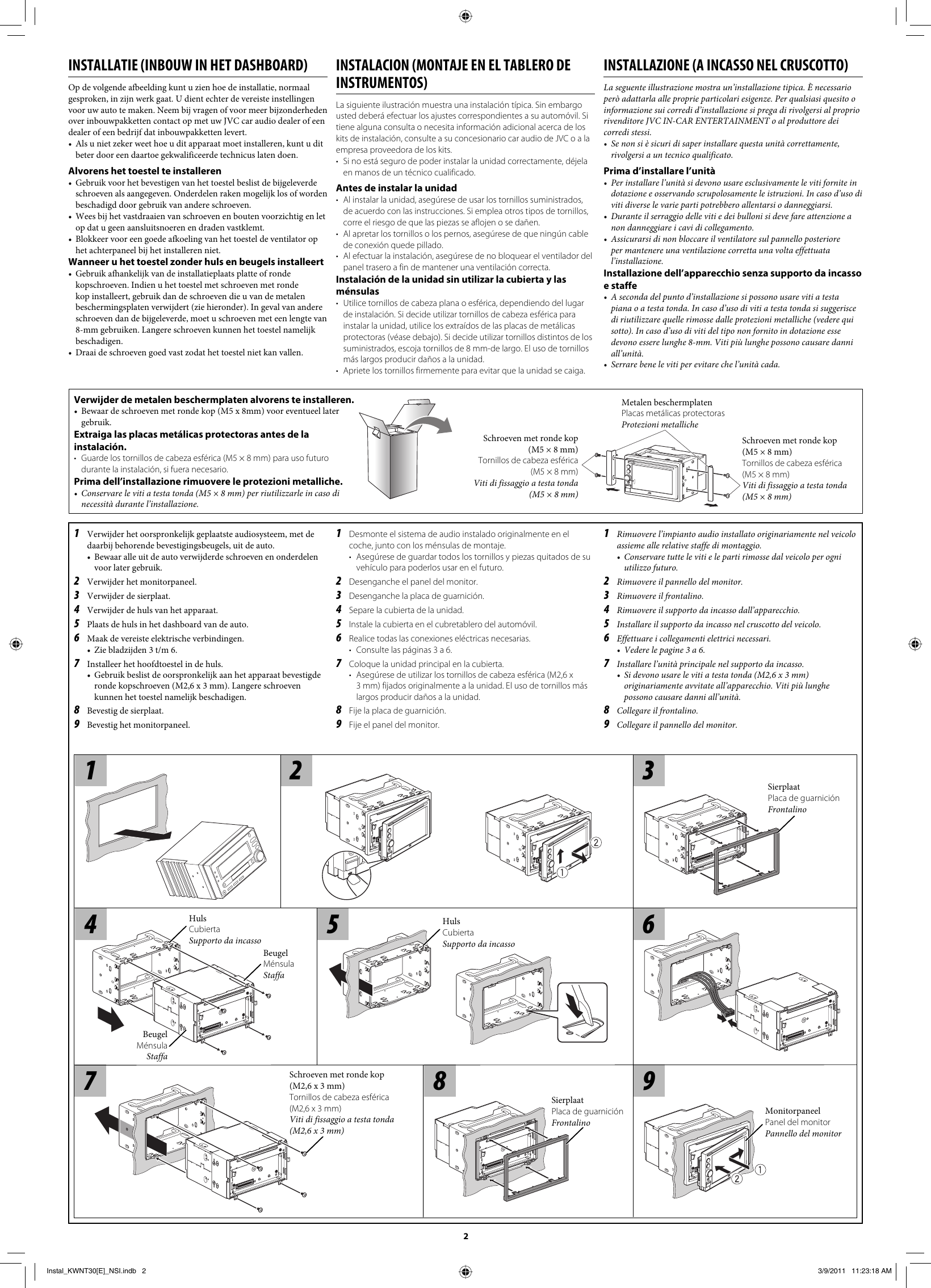 Page 2 of 6 - JVC KW-NT30E KW-NT30[E] User Manual LVT2220-005A