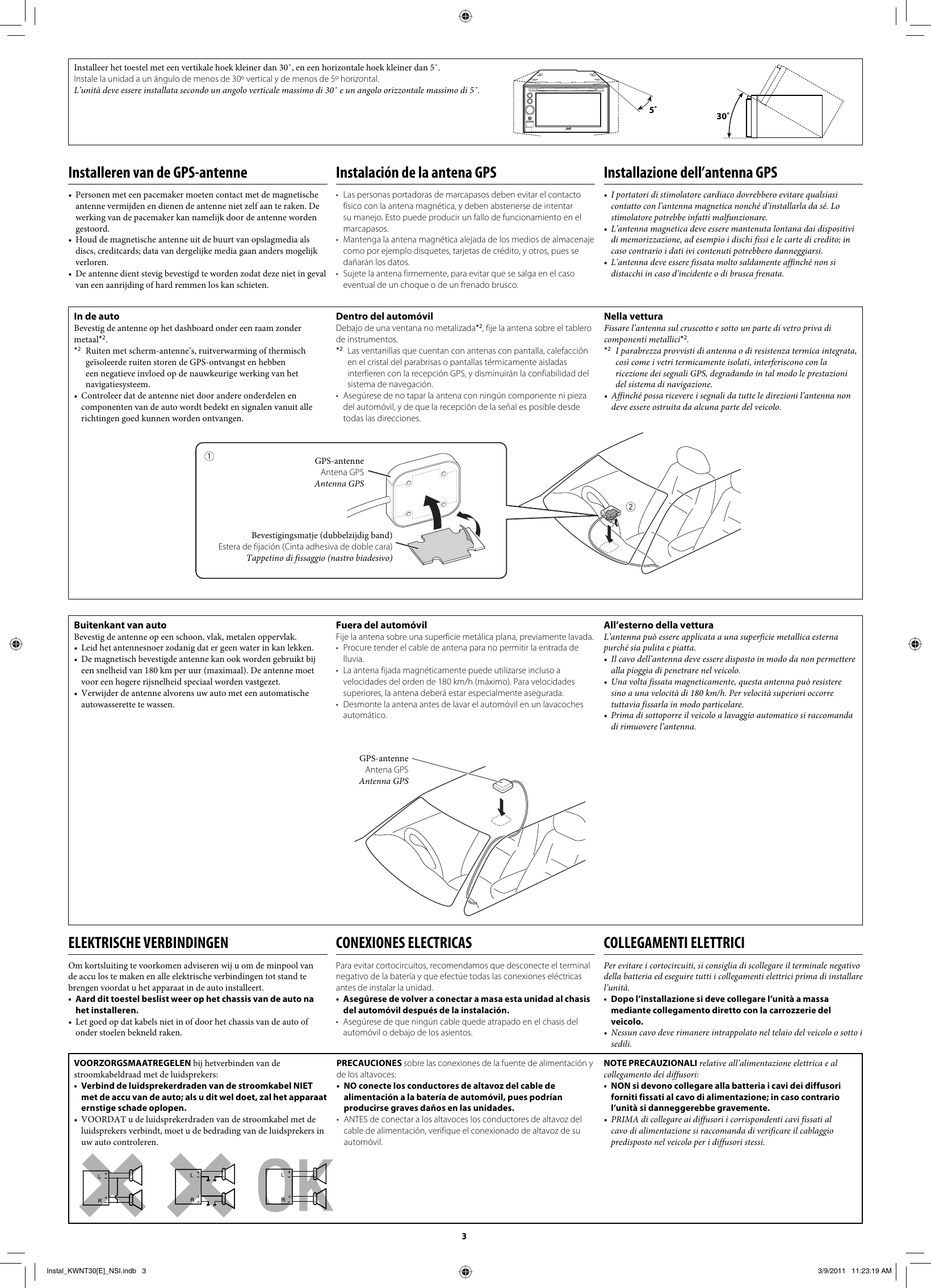 Page 3 of 6 - JVC KW-NT30E KW-NT30[E] User Manual LVT2220-005A