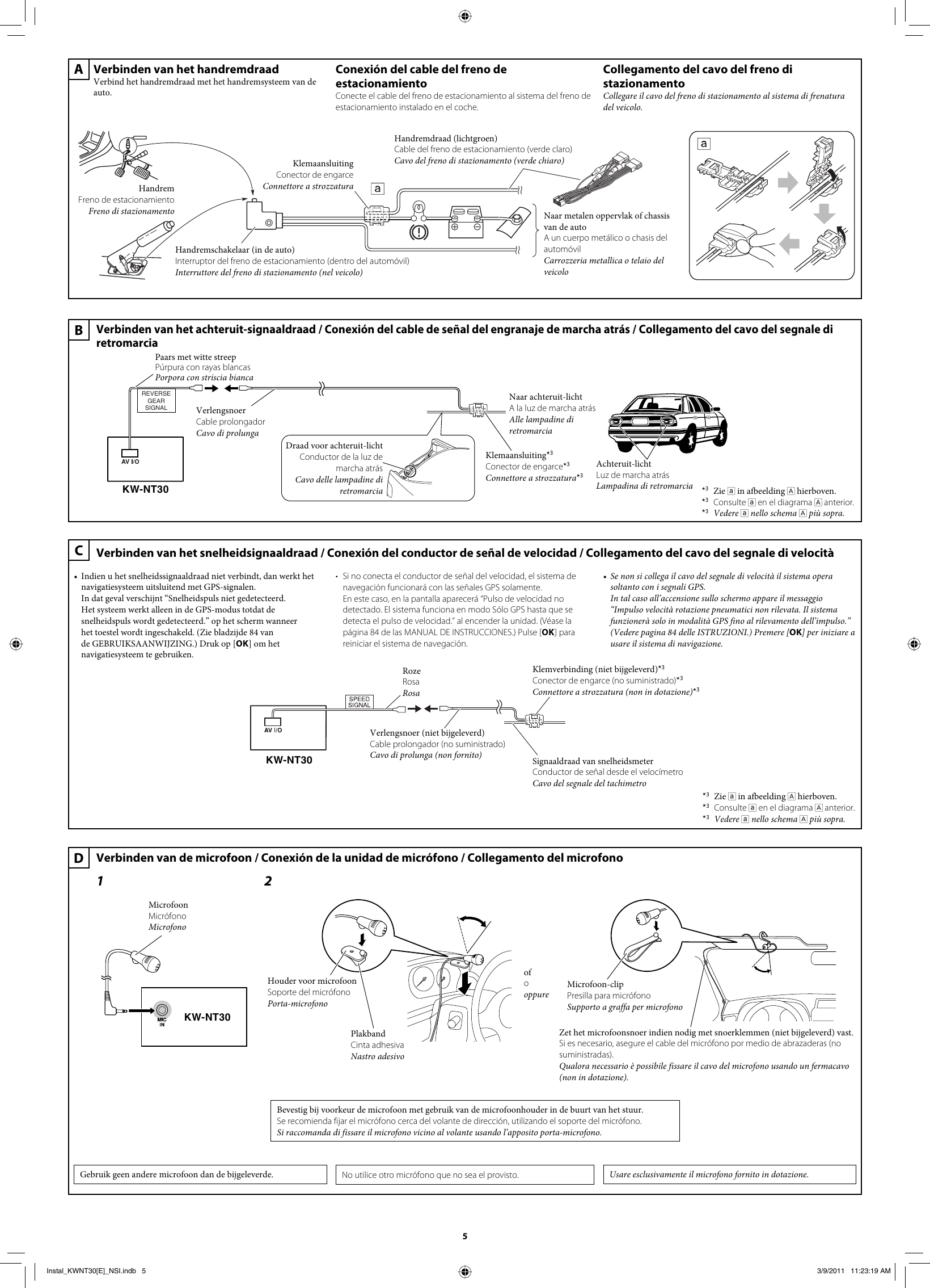 Page 5 of 6 - JVC KW-NT30E KW-NT30[E] User Manual LVT2220-005A