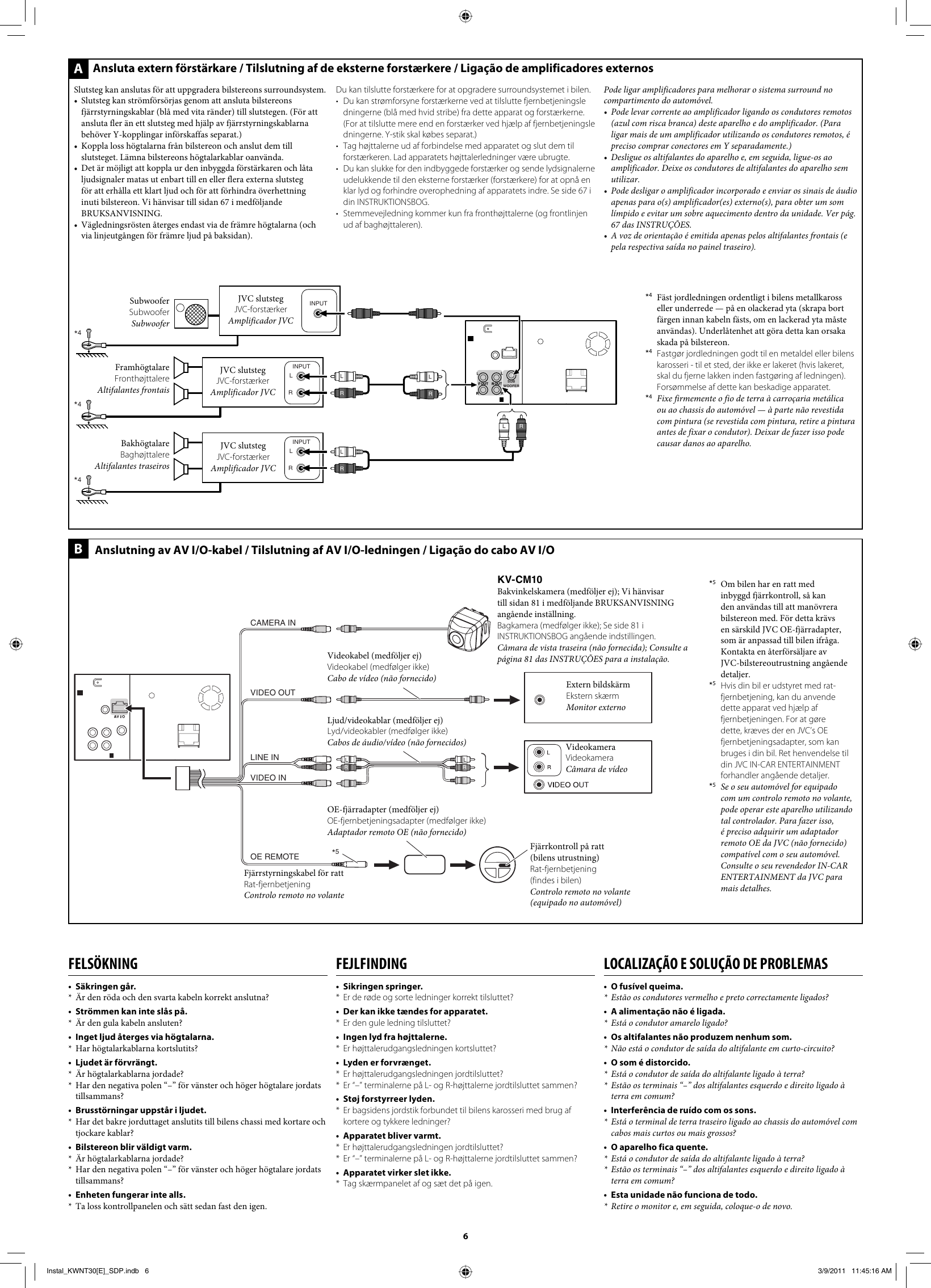 Page 6 of 6 - JVC KW-NT30E KW-NT30[E] User Manual LVT2220-006A