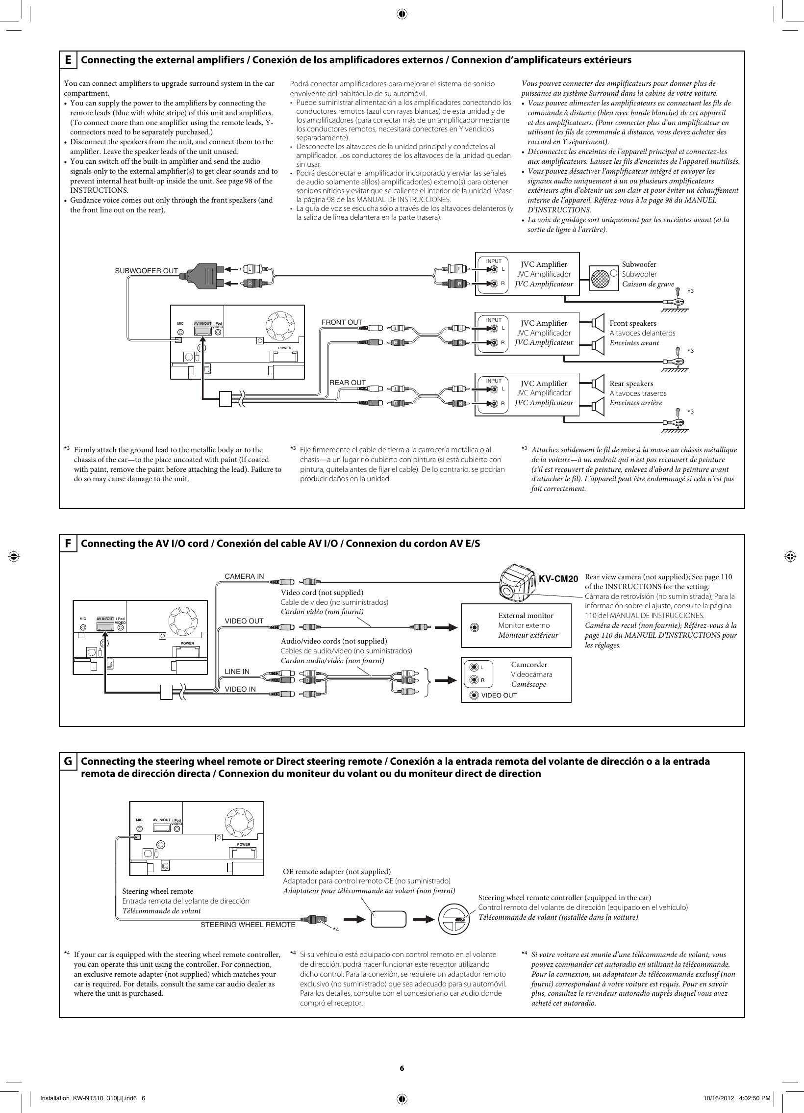 Page 6 of 8 - JVC KW-NT510HDTJ KW-NT510HDT/KW-NT310 User Manual LVT2408-002A