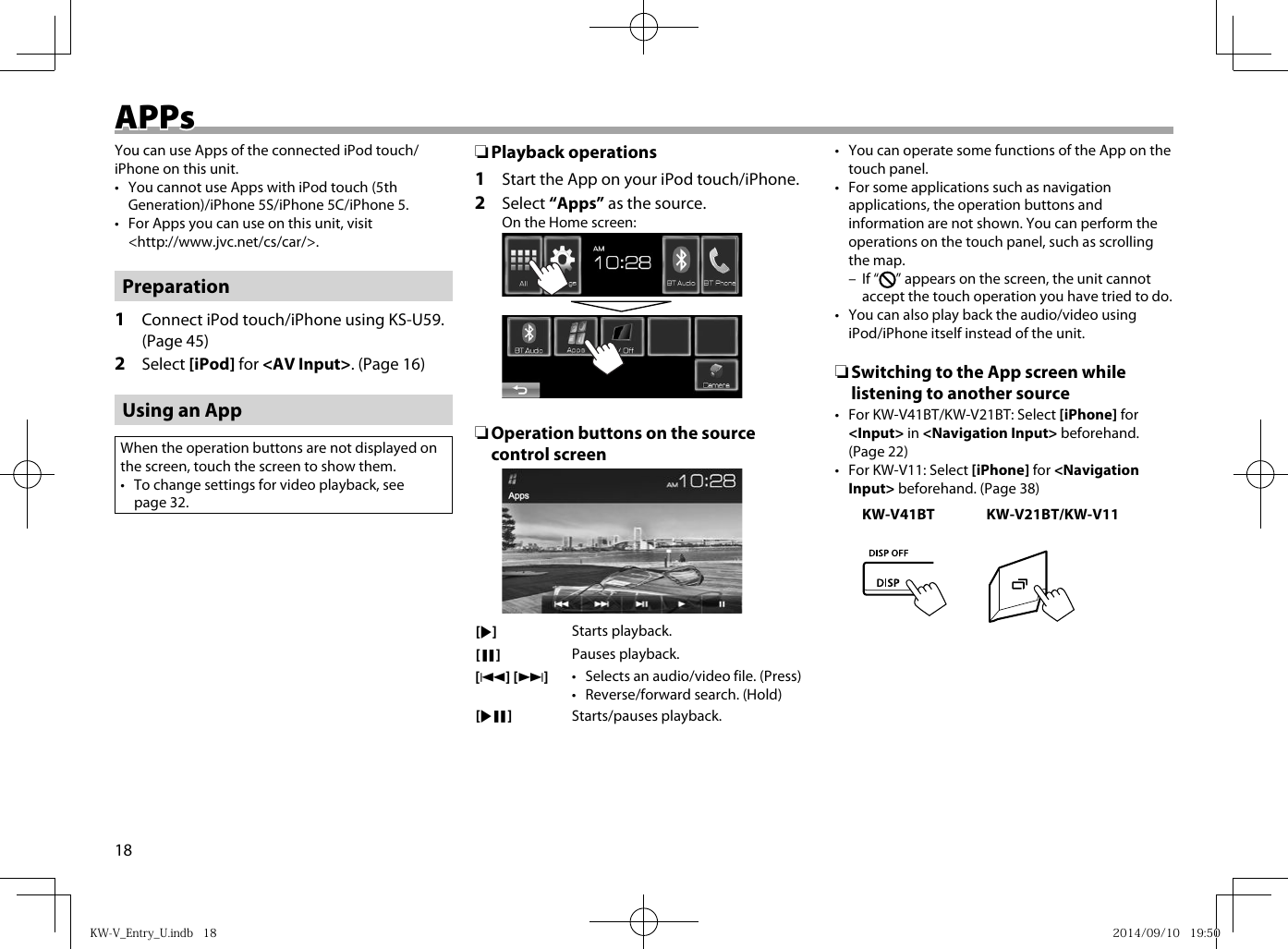 Jvc Kw V21btu User Manual V21btu V41btu B5a 0222 00