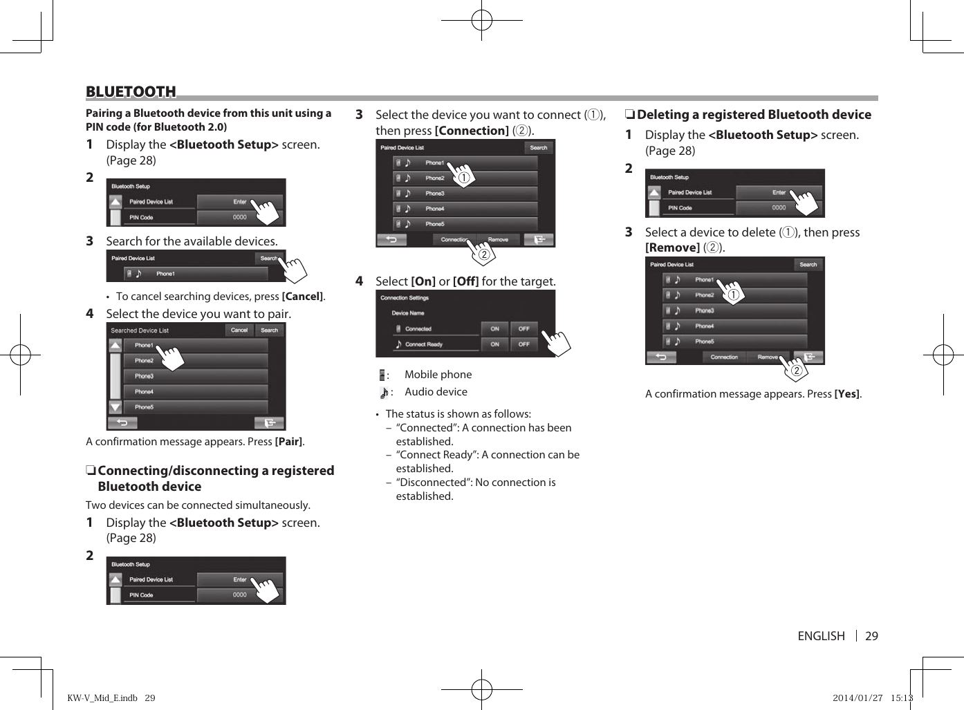 Jvc Kw V30bte User Manual V30bte V50bte Lvt2524 001a