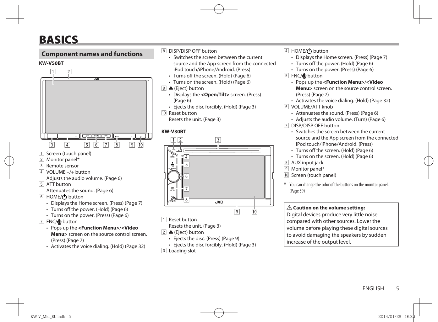 Jvc Kw V30bteu User Manual V30bteu V50bteu Lvt2526 001a