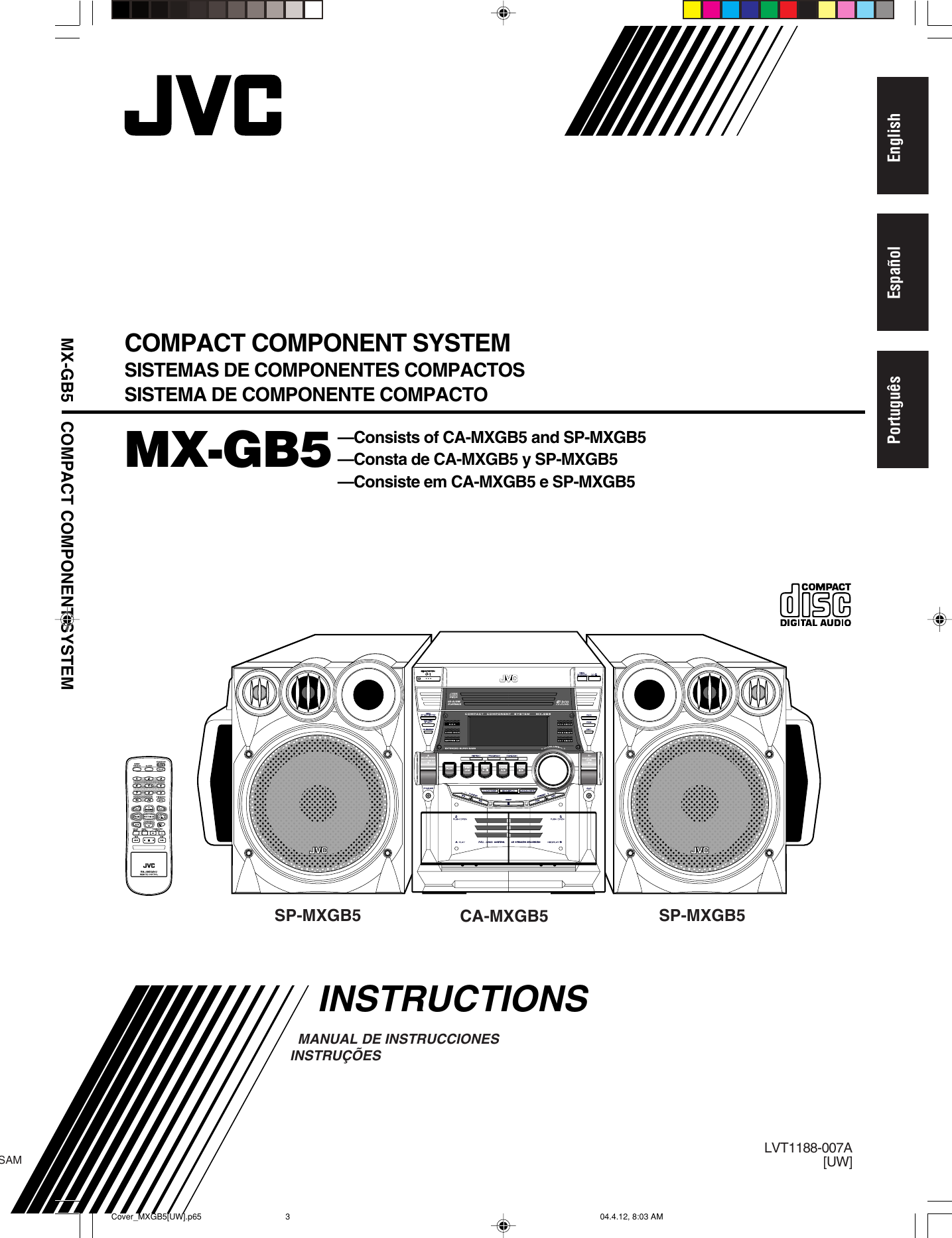 Jvc Mx Gb5 Gb5 Uw User Manual Lvt11 007a