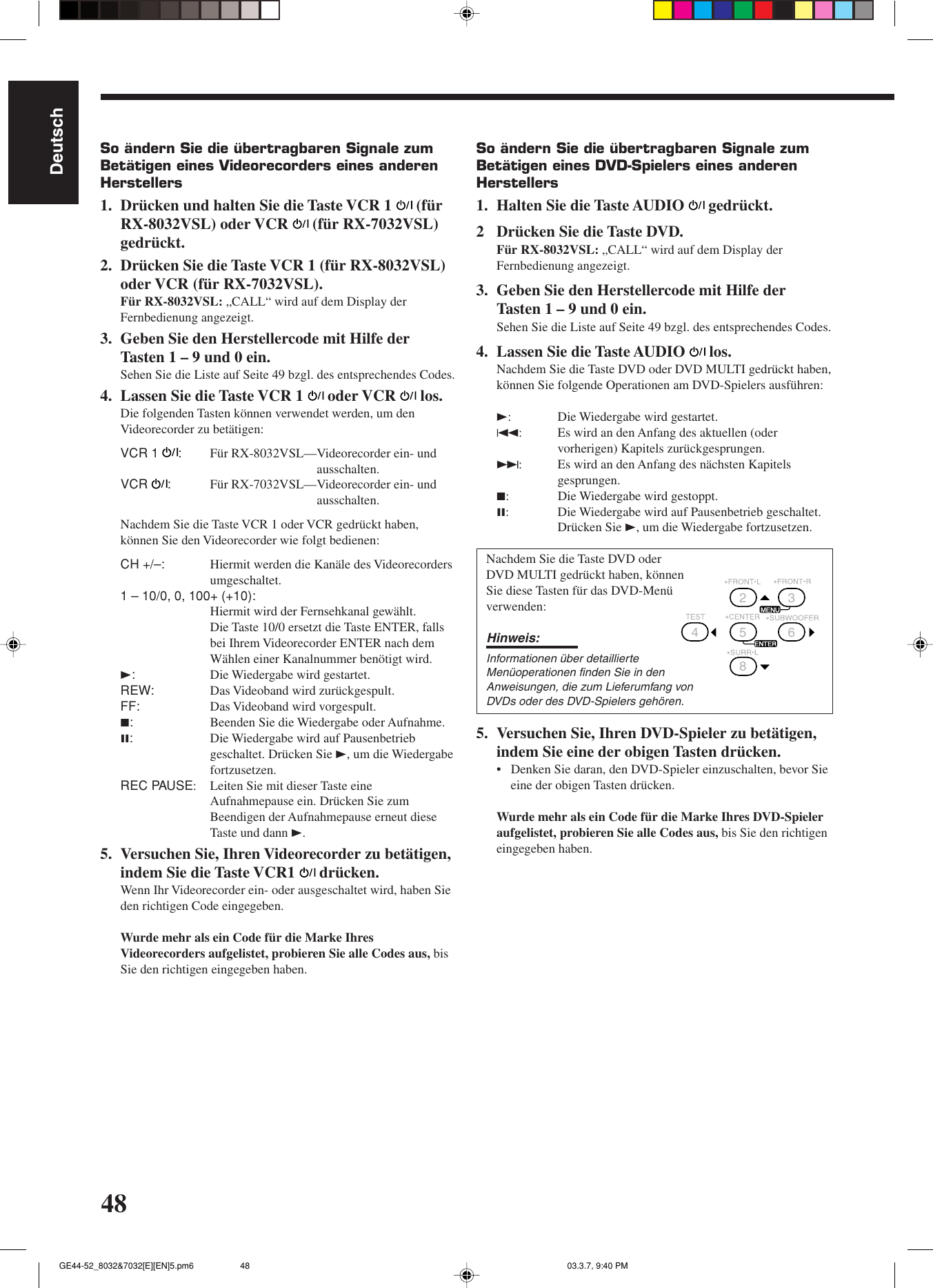 Jvc Rx 7032vsl 8032vsl Rx User Manual 7032vsl 8032vsl Lvt1007 007a