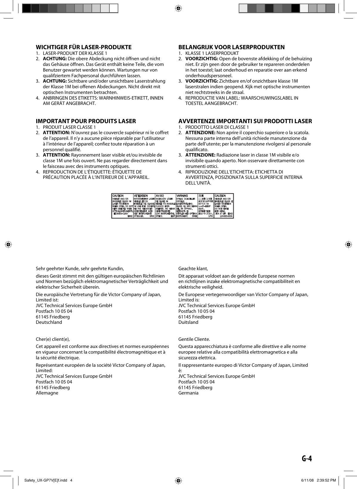 Jvc Ux Gp7ve Gp7 E User Manual Gvt0258 002a